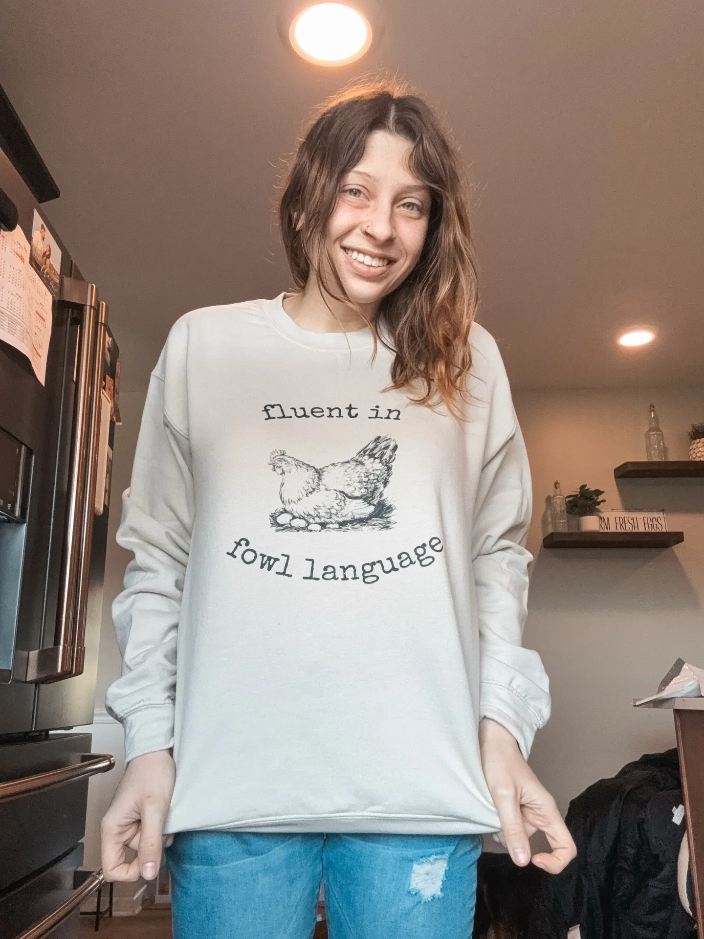 Precisely. 😜 #ChickenHumor #Homestead #Chickens