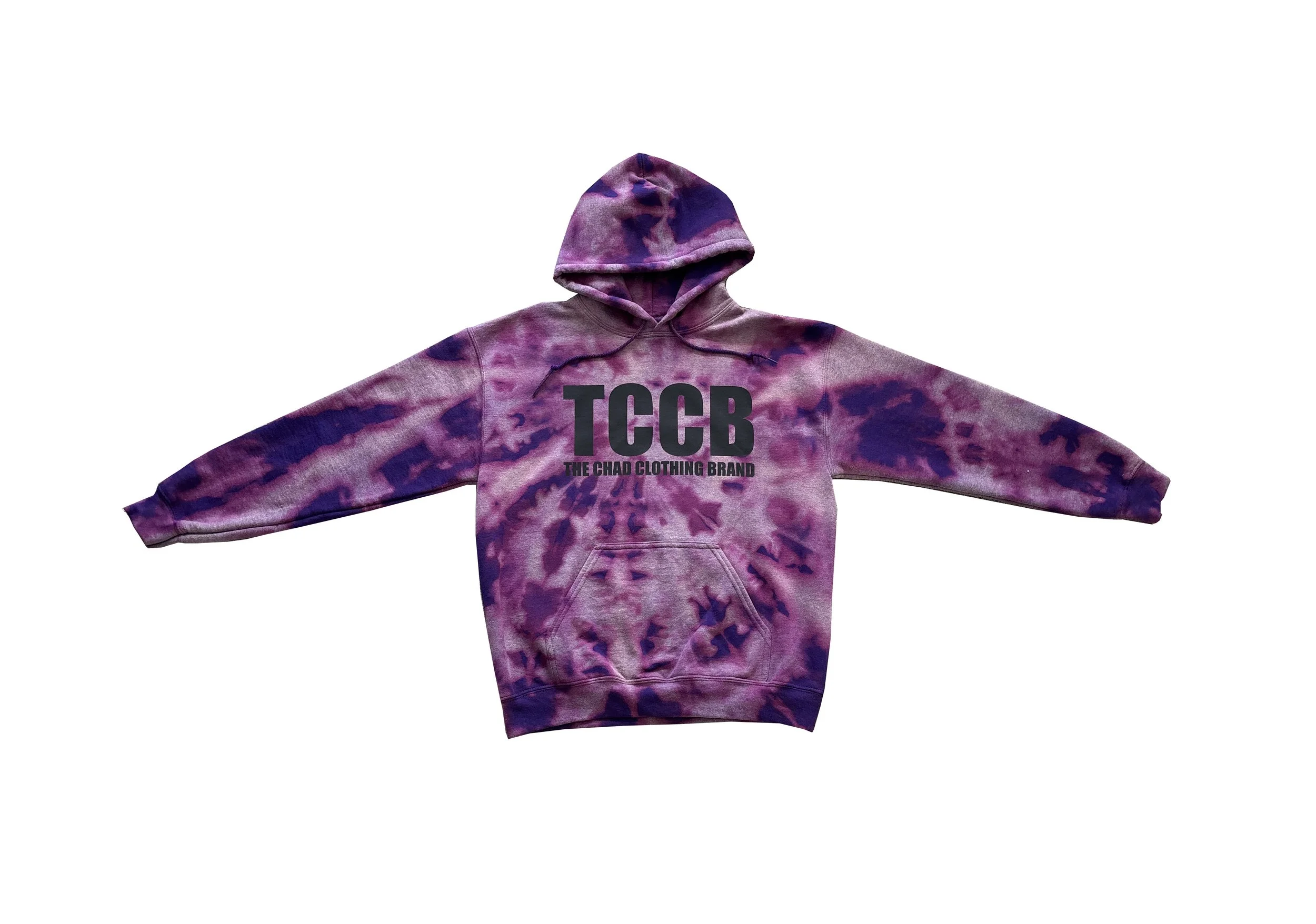 PURPLE TIE DYE HOODIE