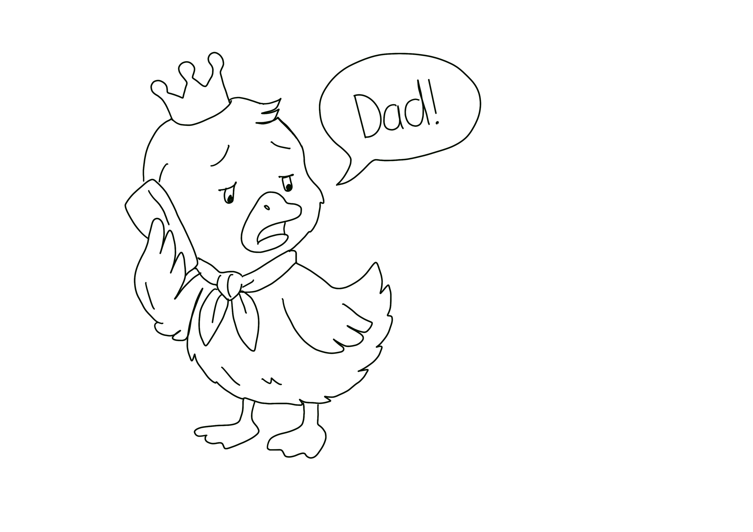 the princess duck ducklings italy.png