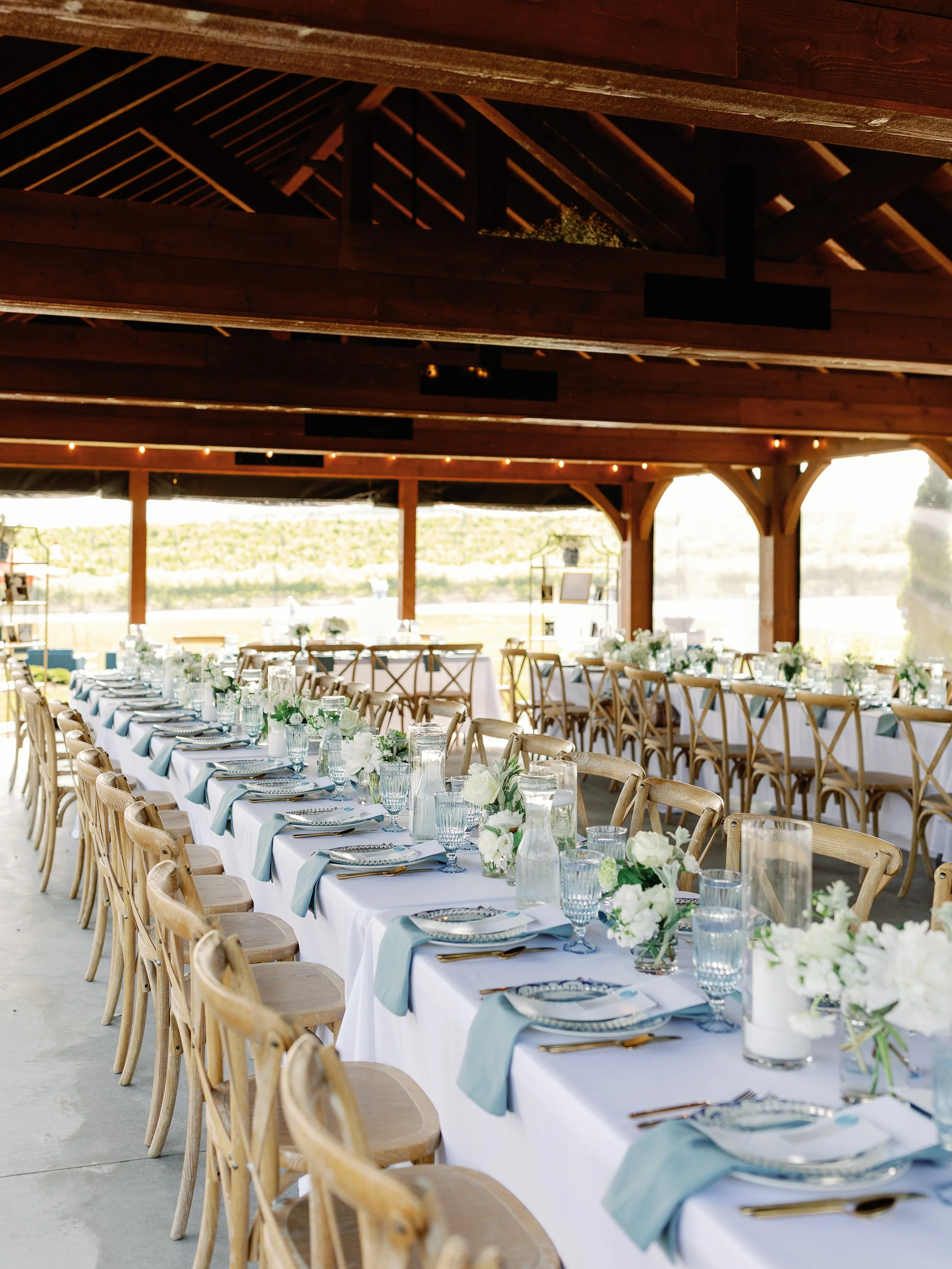 The Pavilion. A versatile and charming space perfect for intimate weddings, rehearsal dinners, dinner parties, or any special gathering, with the option to heat for cozy winter events.