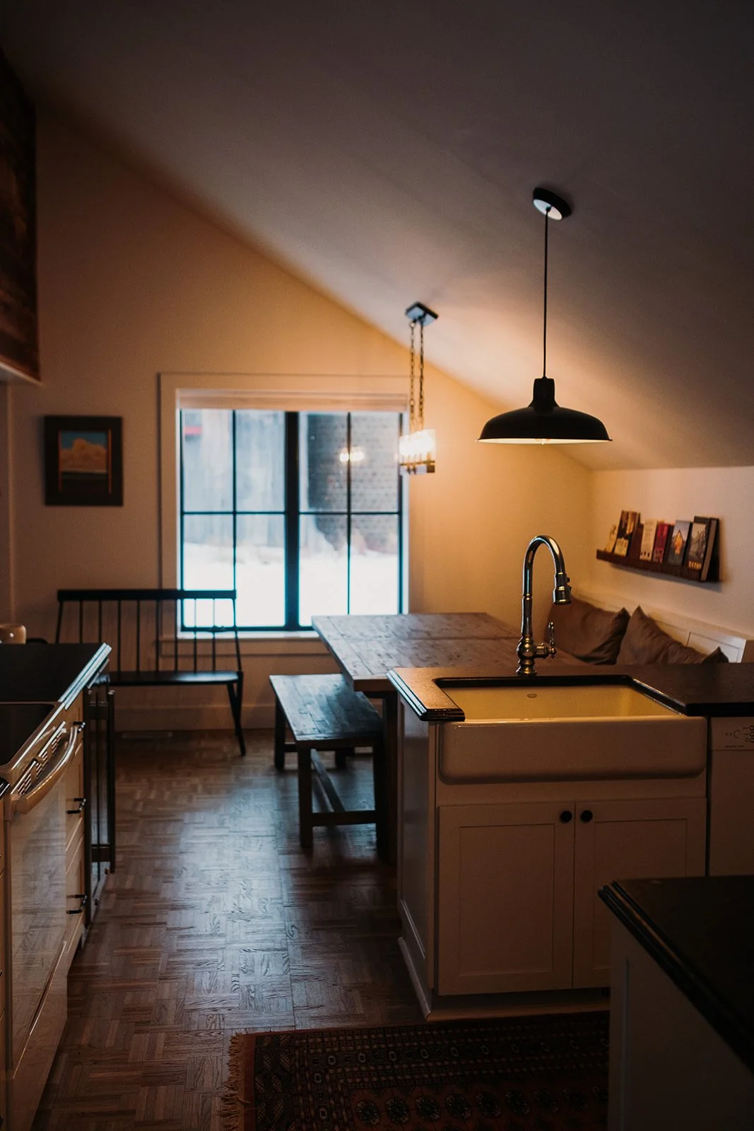 The Granary. A cozy, character-rich space ideal for intimate dinners and smaller celebrations or stays.