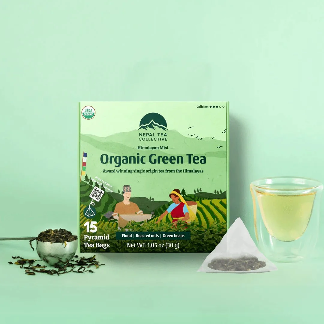 Himalayan Mist (Organic Green Tea) - Tea Bags (Set of 6)  | Wholesale