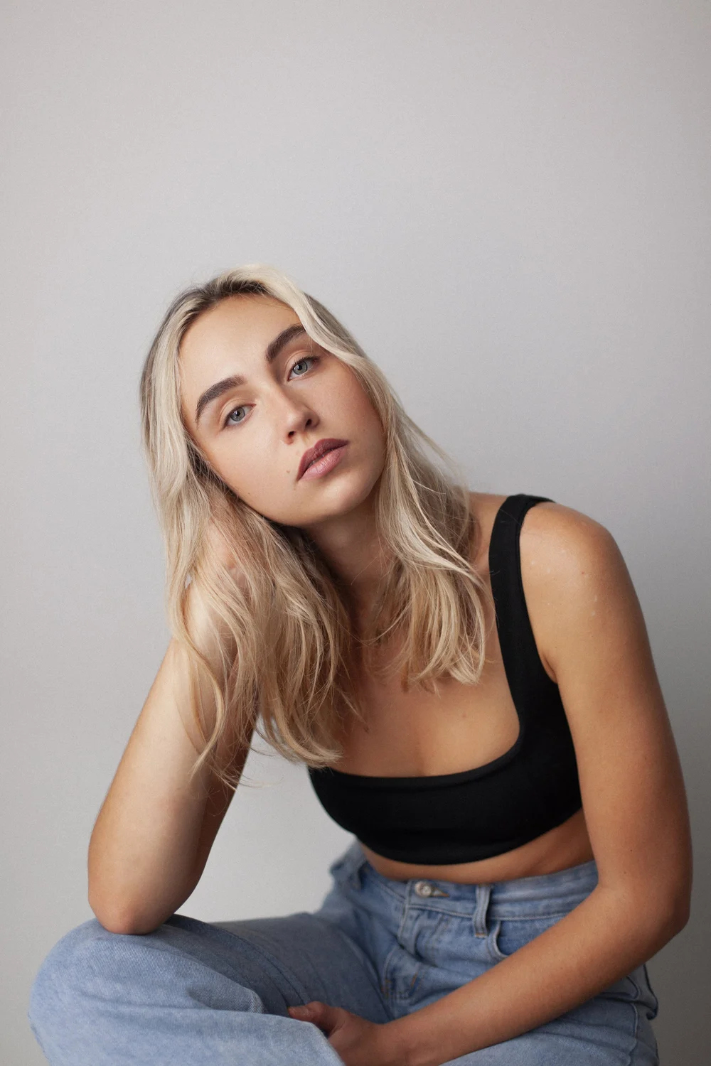 Model digital, simple styling by Tilt Your Head, London