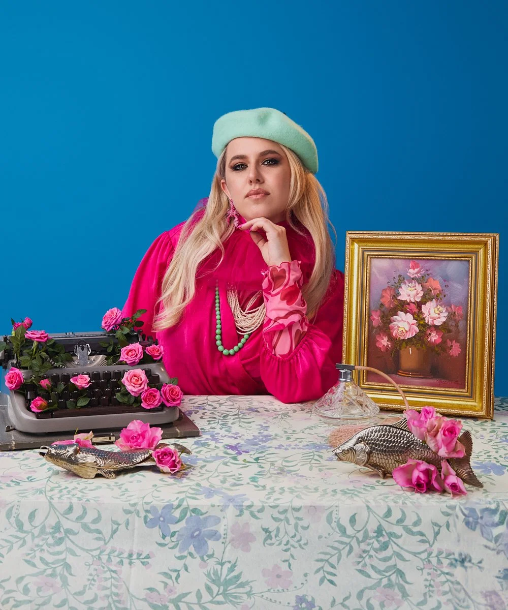 Editorial brand portrait with strong colour by Tilt Your Head