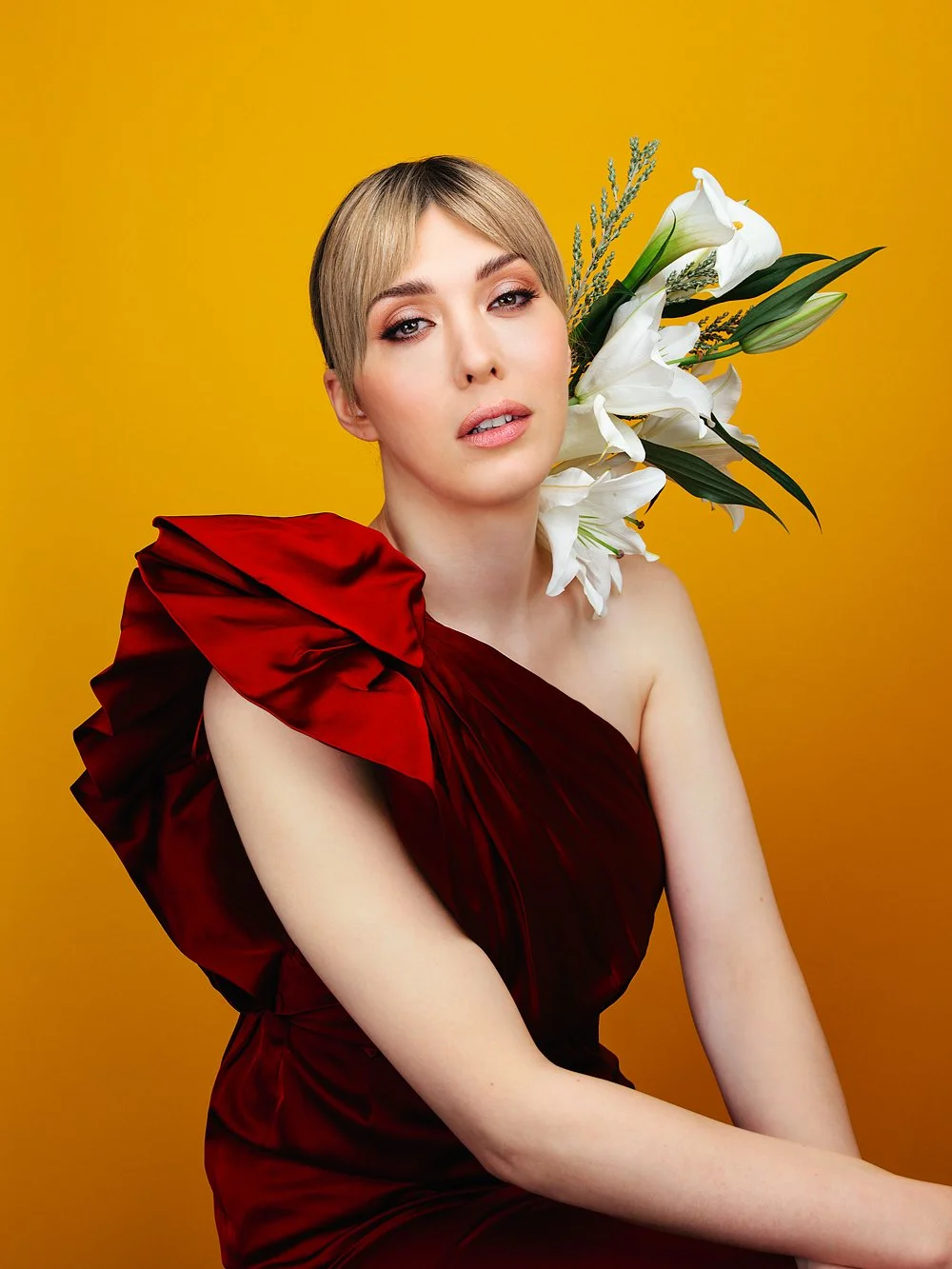 Paris Lees, photographed by Eivind Hansen for the United Nations UNiTE series