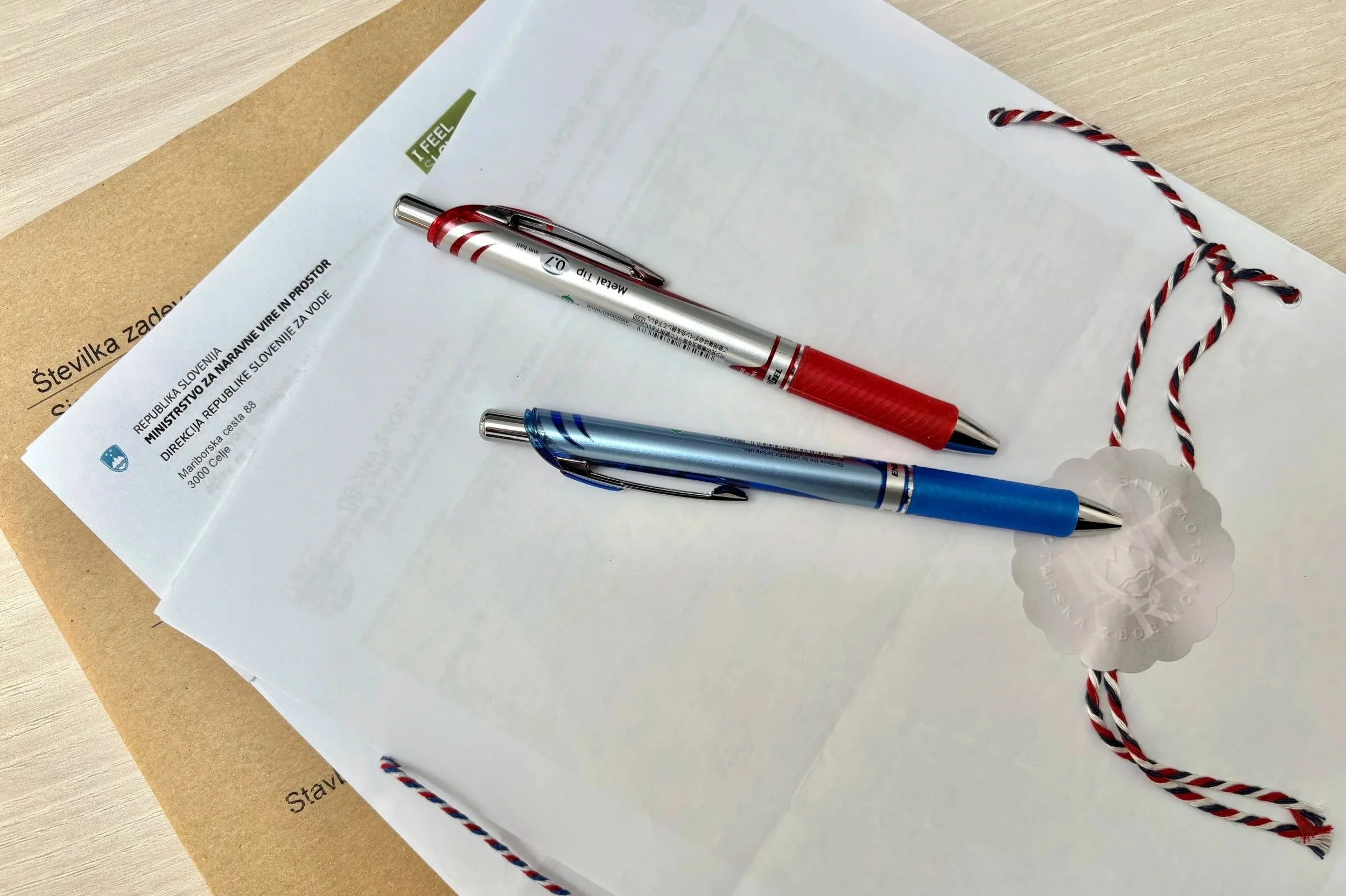 Začetek pridobivanja pravice graditi na območju Bele in Ženevščka