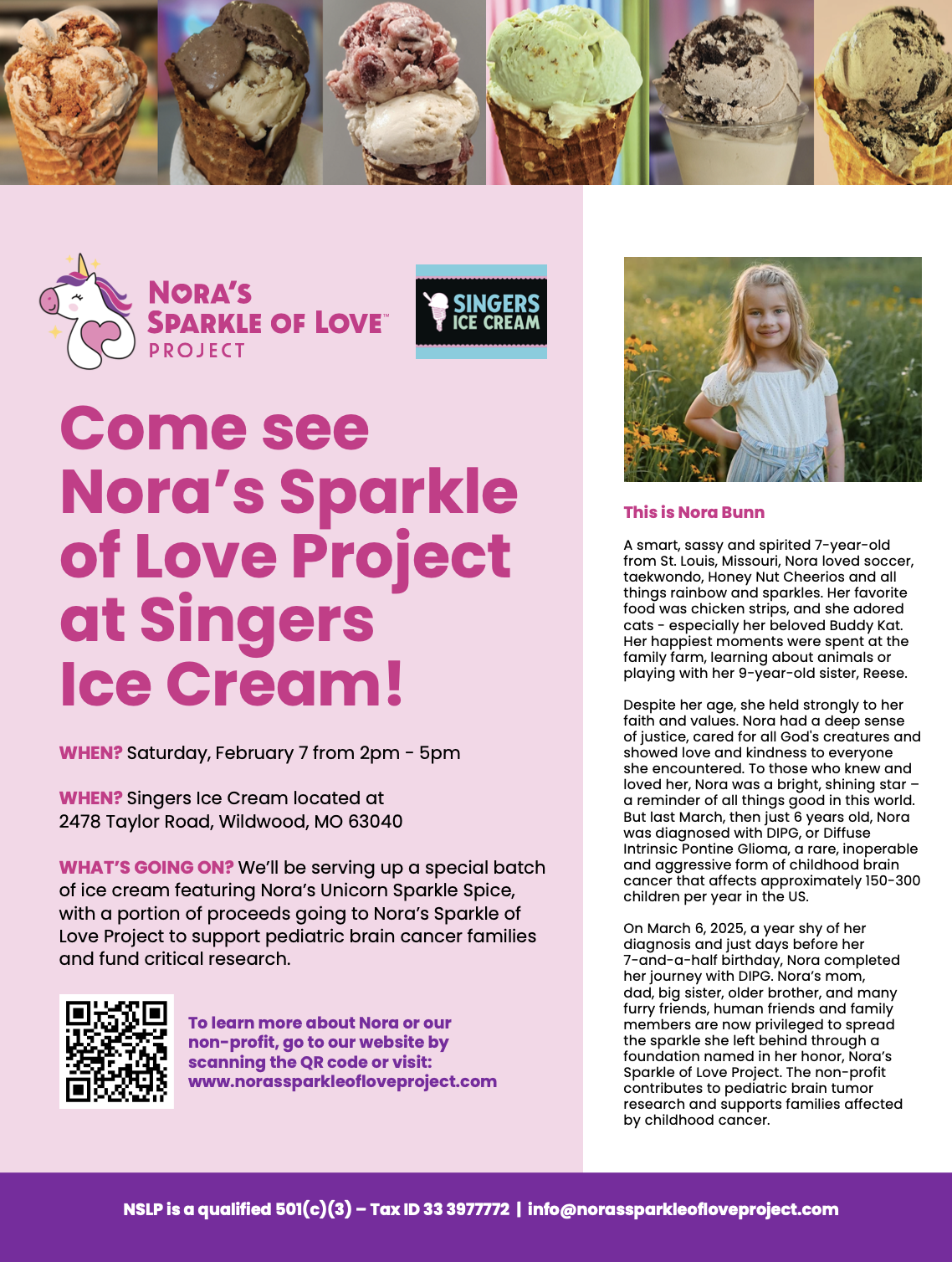 NSLP x Singers Ice Cream Collaboration