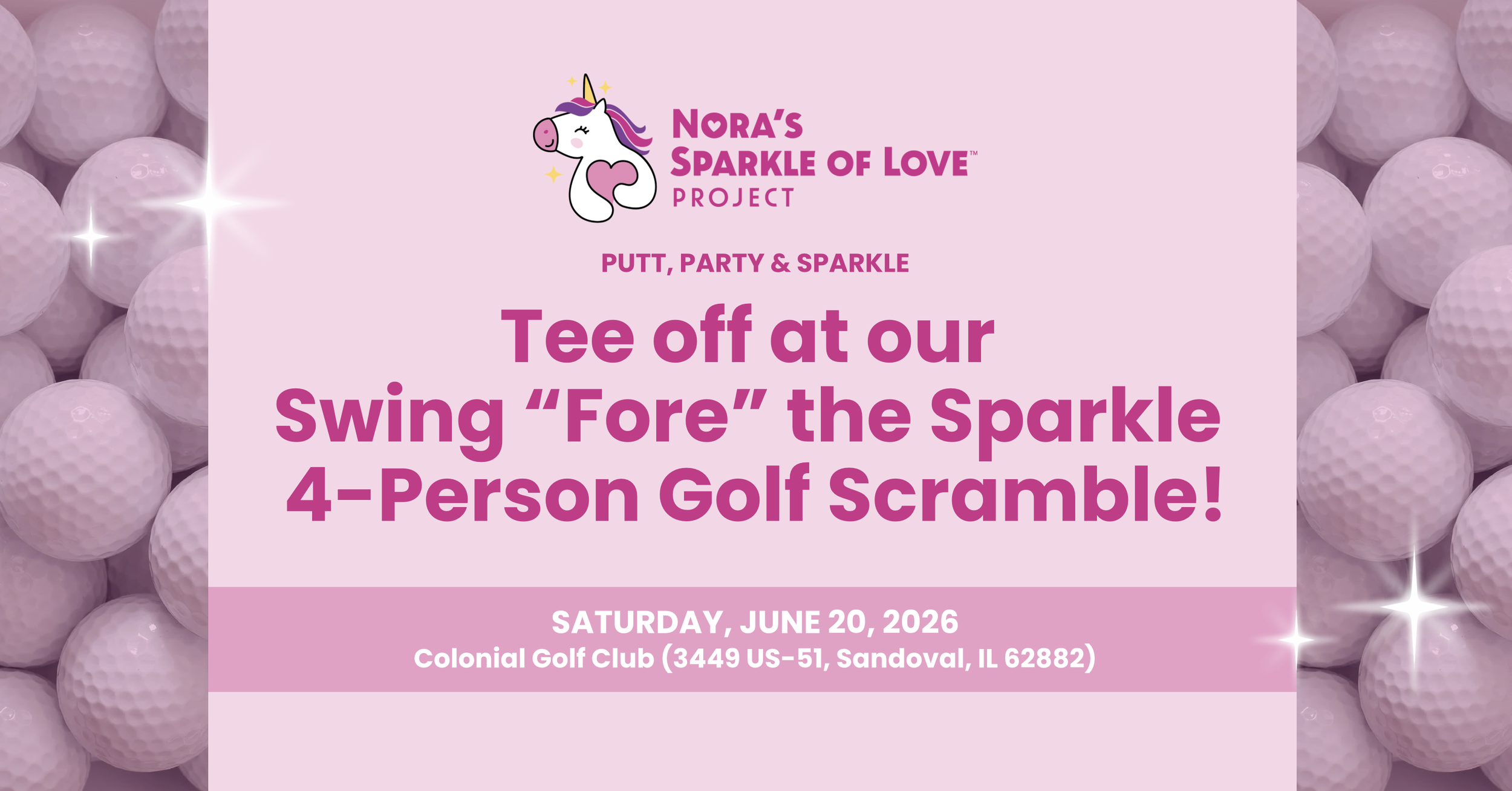 Swing “Fore” the Sparkle 4-Person Golf Scramble