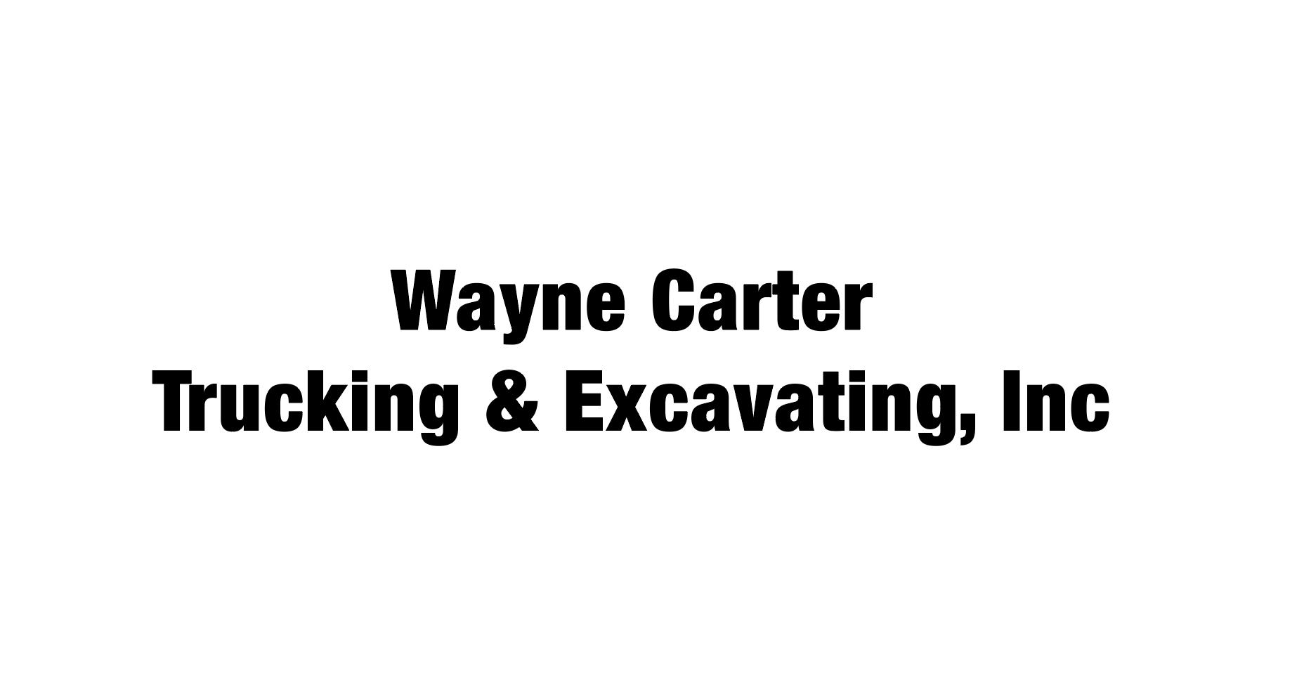 Wayne Carter Trucking & Excavating, Inc