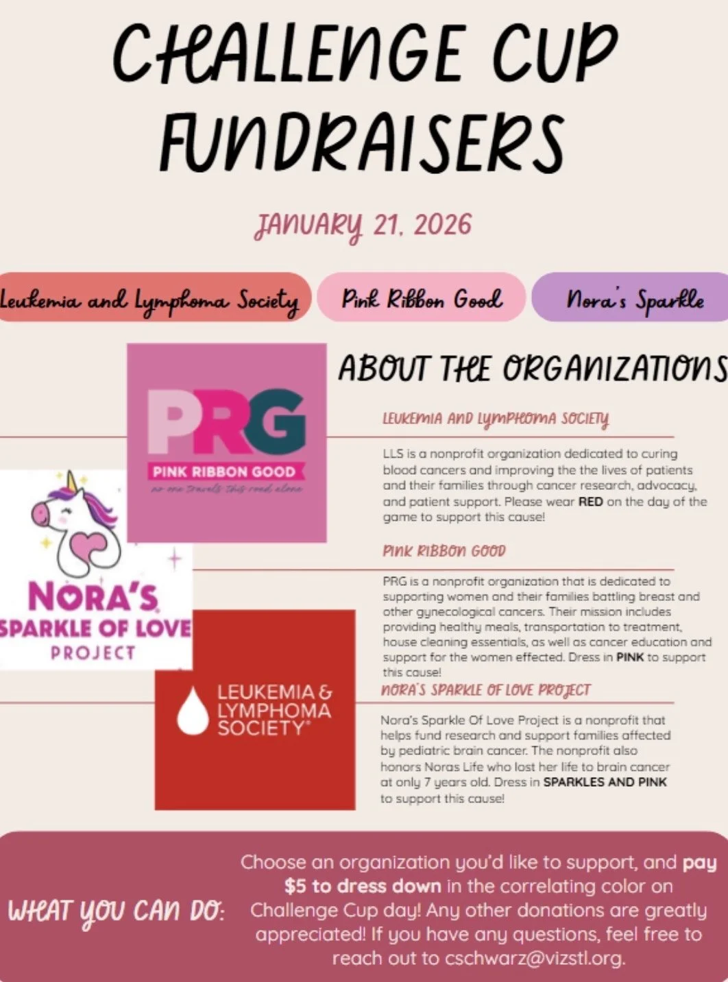 Challenge Cup Fundraiser