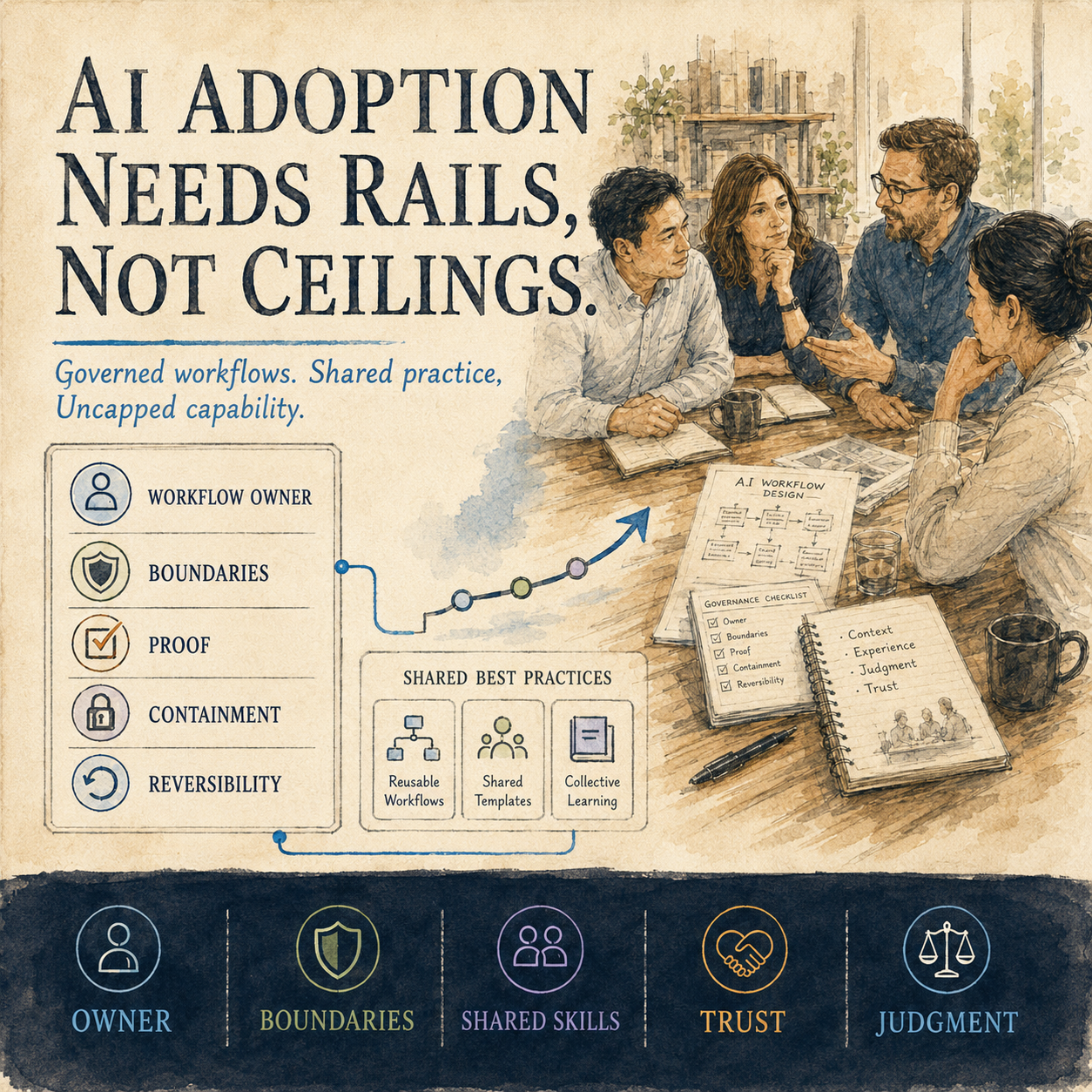 AI adoption needs rails, not ceilings