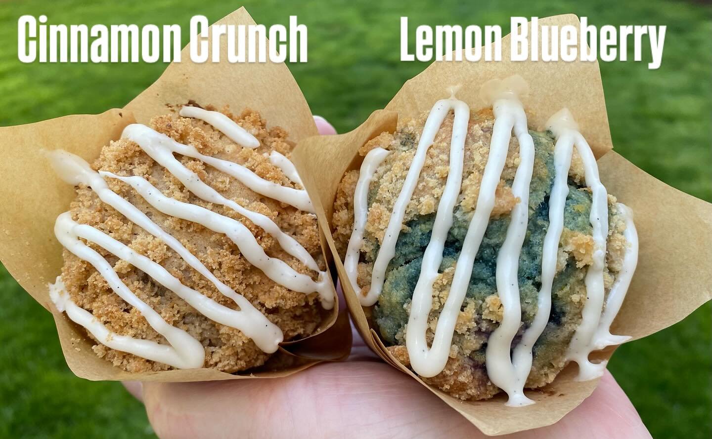 Grab a cinnamon crunch or lemon blueberry muffin this weekend at Boon Boona in Renton before they sell out (again)!! @boonboonacoffee @nanadssweetshop