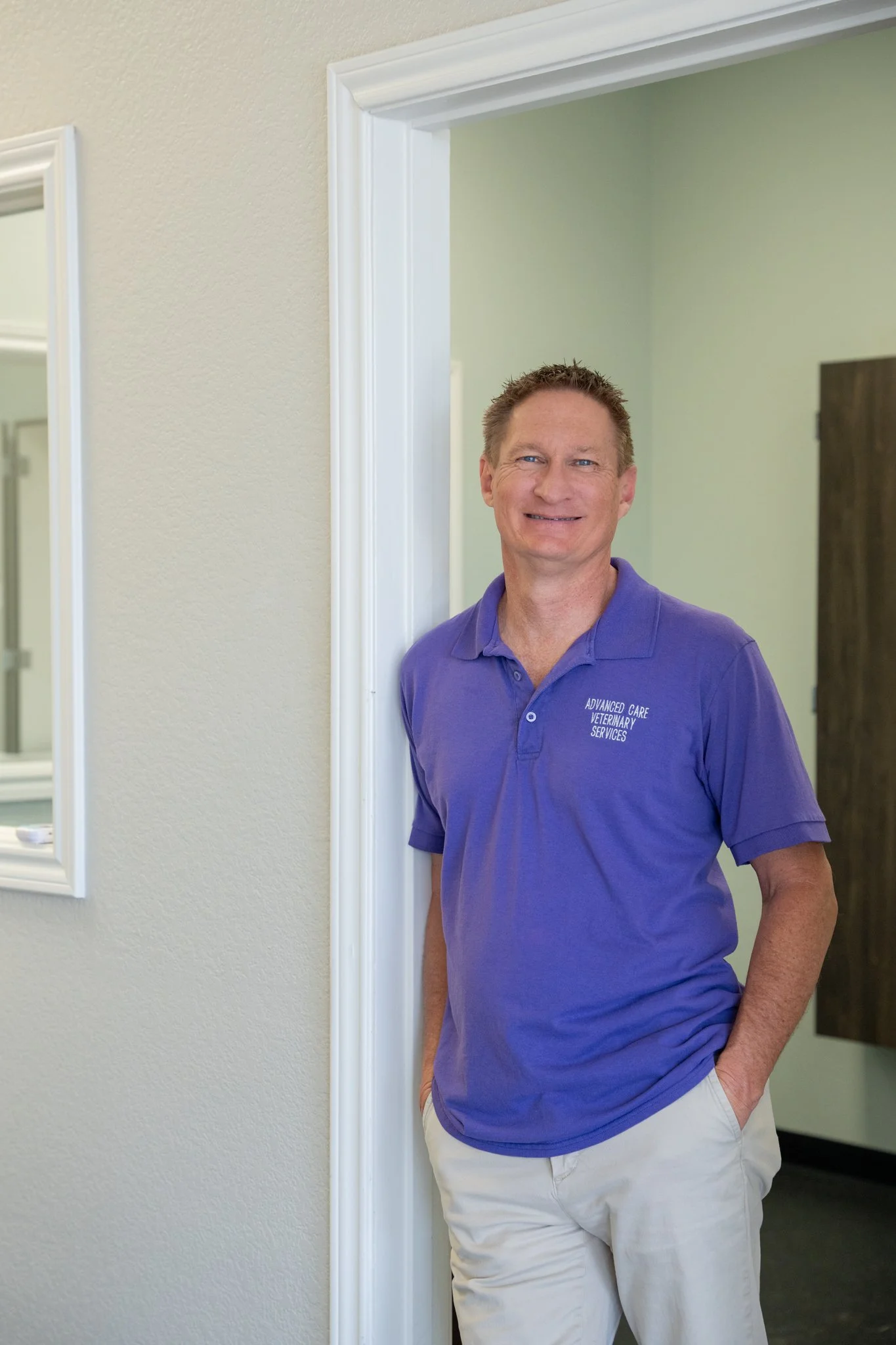 Dr. Douglas Stramel, founder of Advanced Care Veterinary Services, specializing in pet pain management in Carrollton, TX
