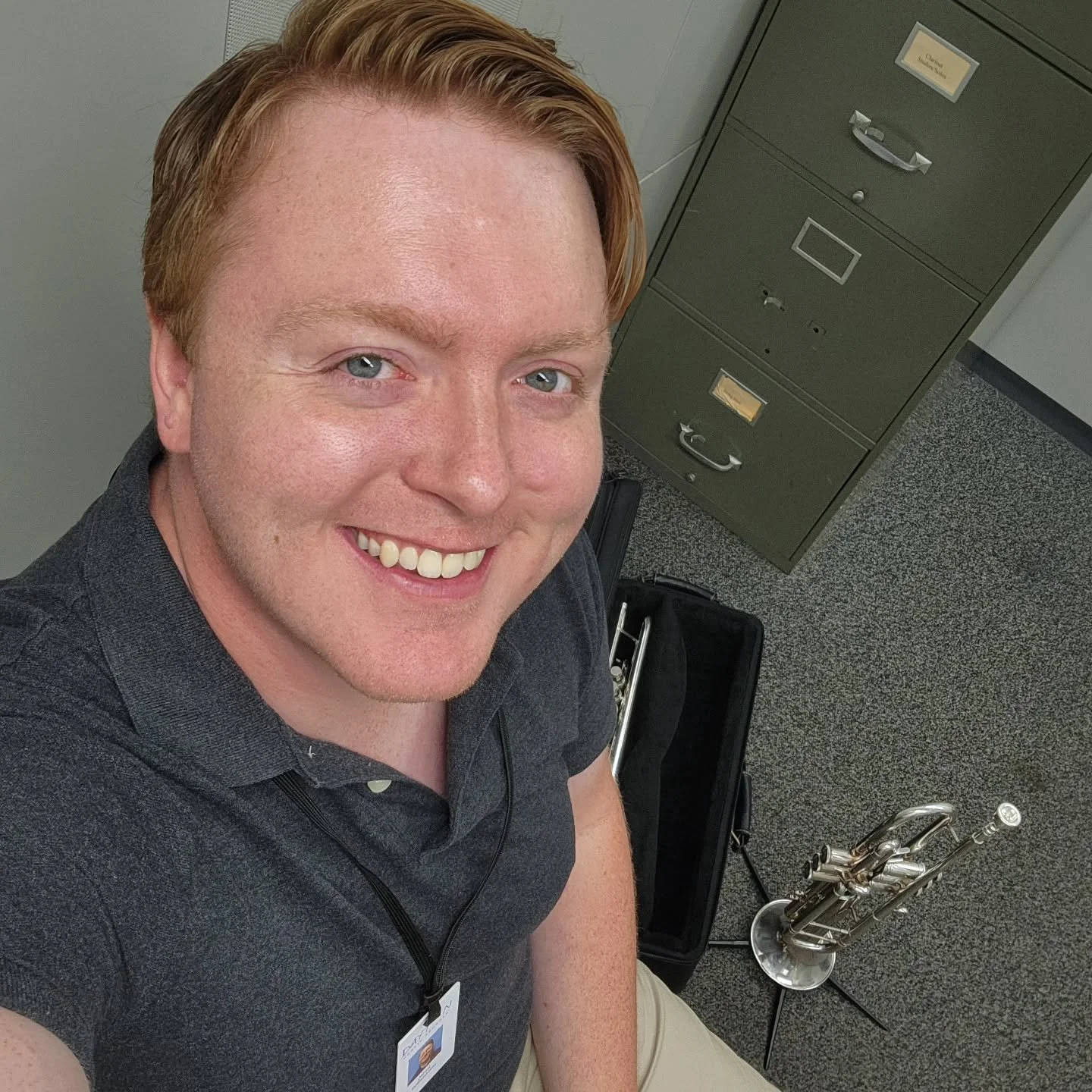 First day of the year as the new trumpet adjunct at Stivers School for the Arts! Let's teach some trumpet!