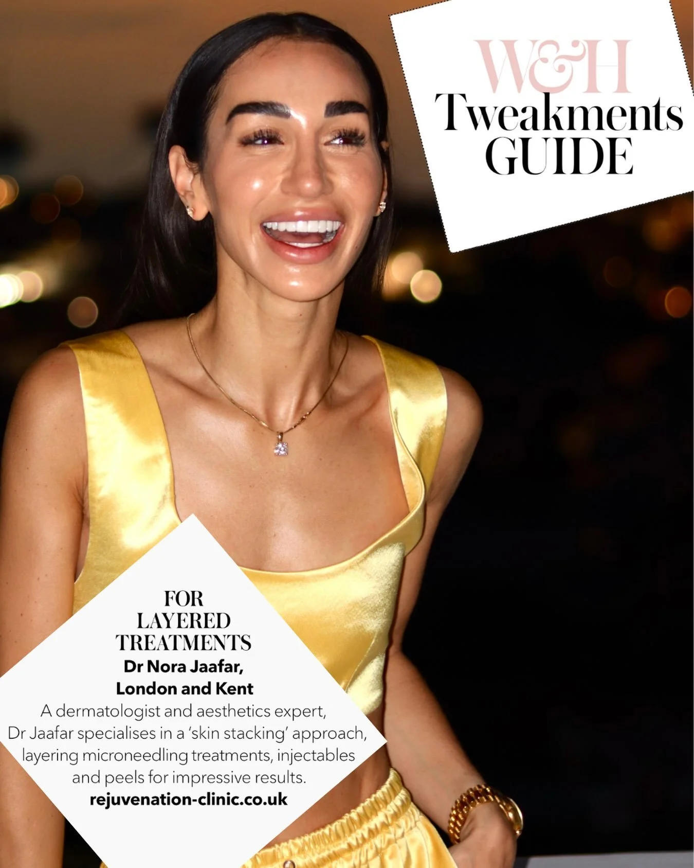 The recommended doctor by Woman &amp; Home, for Layered Treatments 💉 Known and loved for her skin stacking, @dr.nora.uk was included in the W&amp;H 2026 Tweakments Guide.