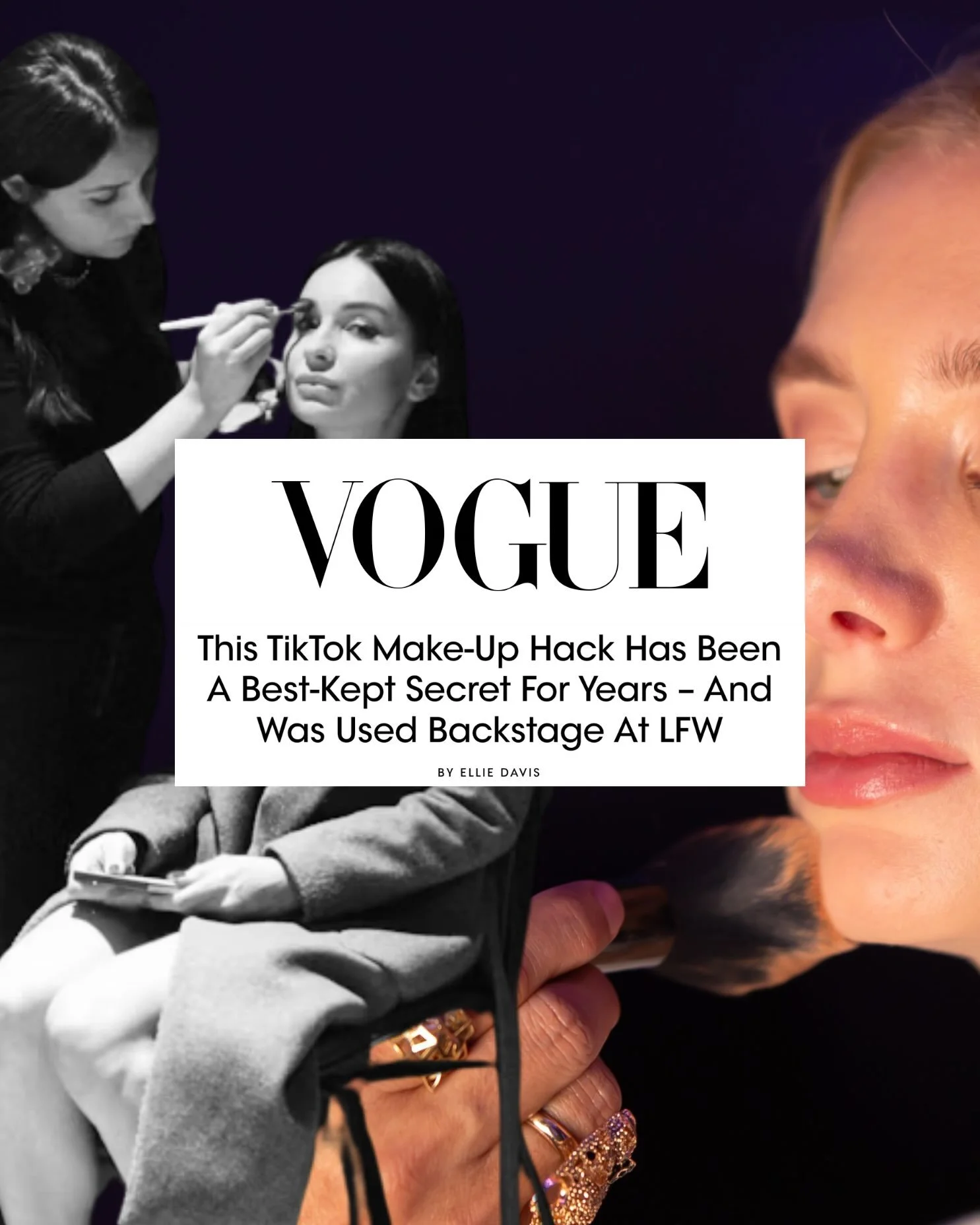 @dr.nora.uk recommends the @tatcha Luminous Dewy Skin Mist to British Vogue. 

We&rsquo;re loving the skincare over makeup trend, we&rsquo;ve been seeing backstage, and dermatological doctor, Dr Nora, is a big fan of using the @tatcha mist over her m