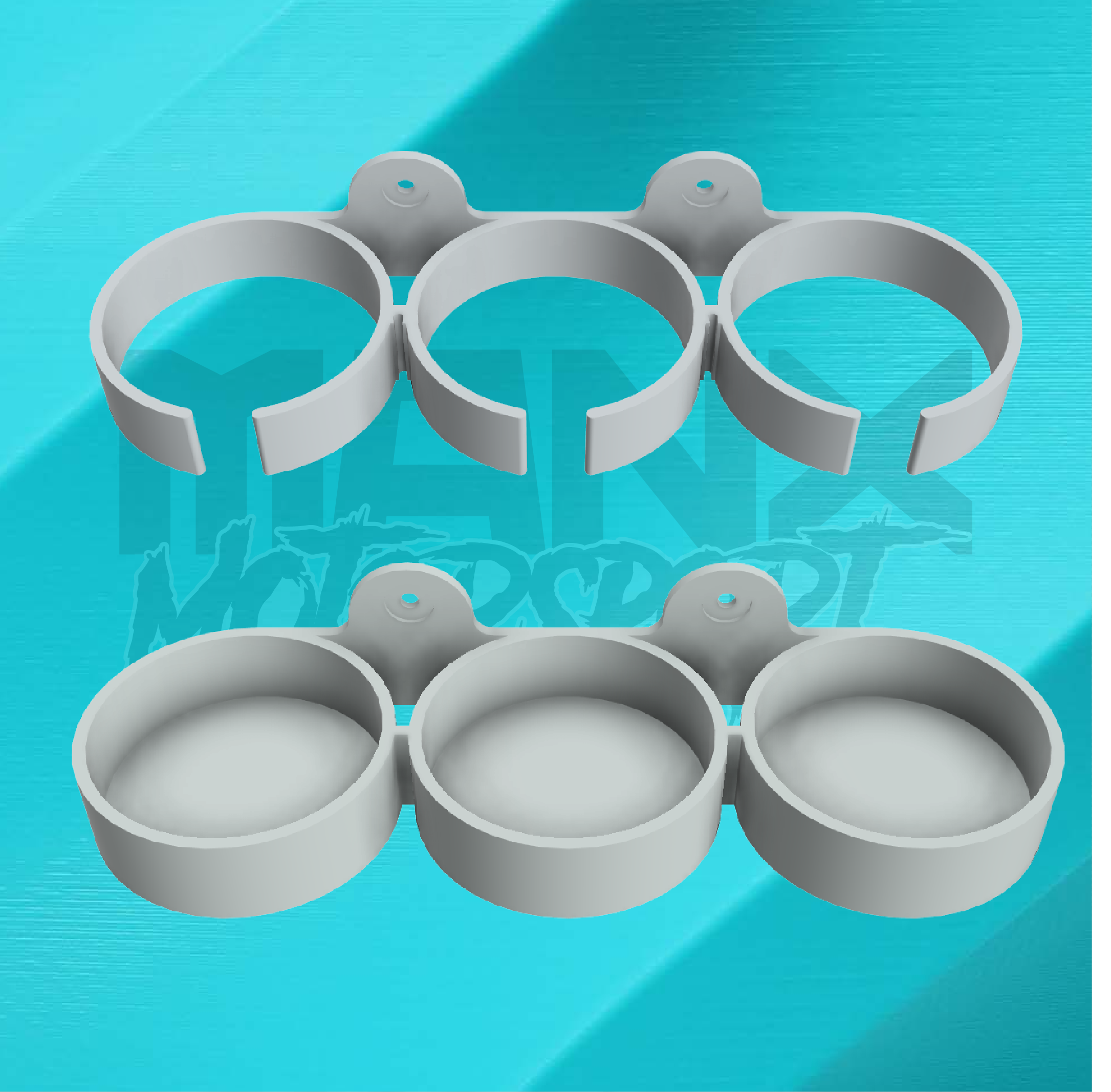 67mm Bottle Holder - Turquoise.png