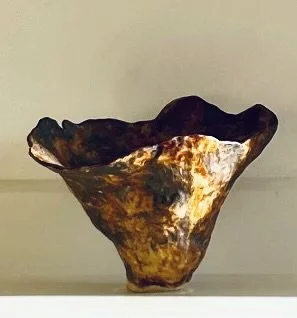 large sculpture, 12 in. width x 13 in. height