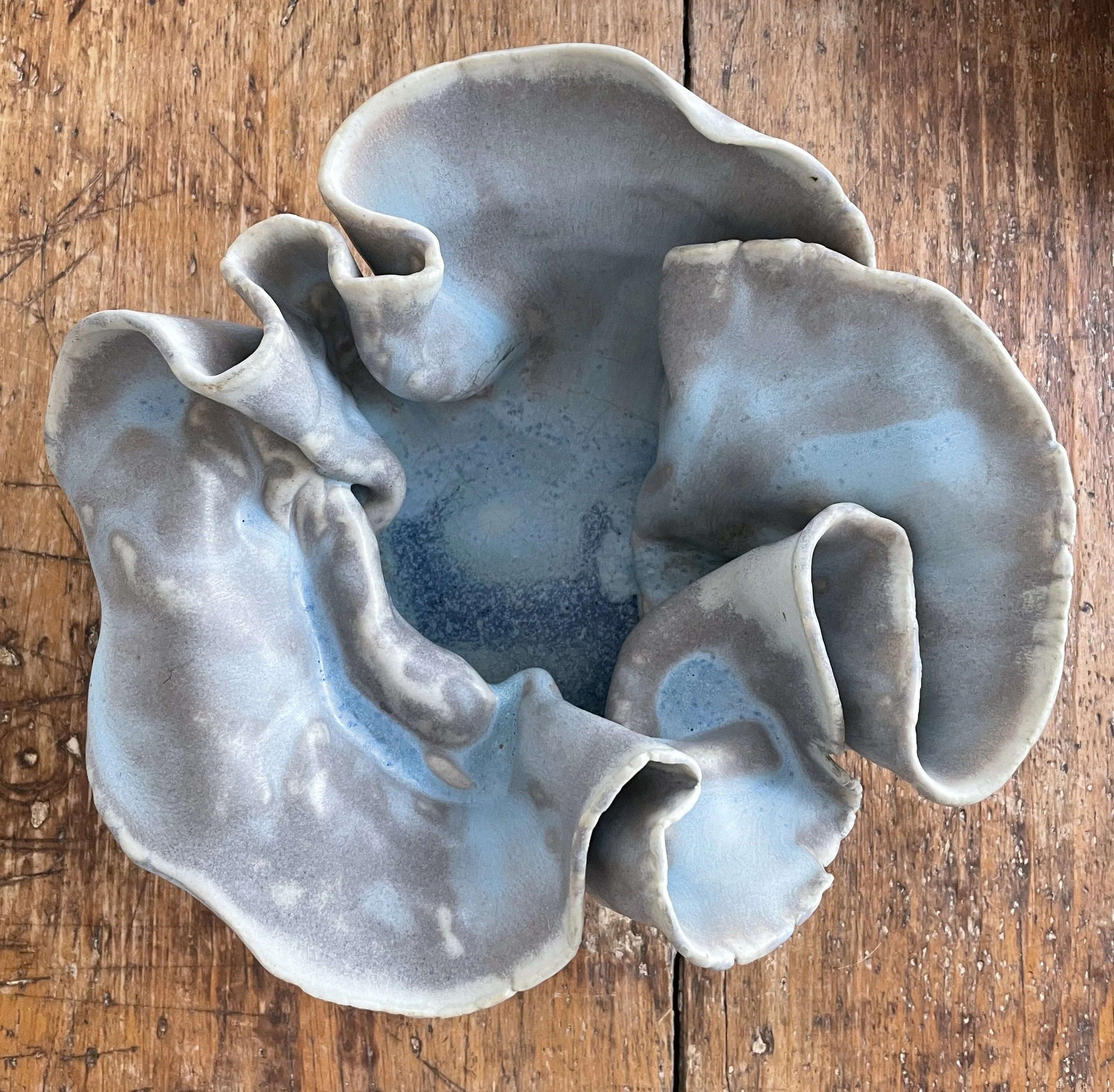 sculpture, 8-10 in. length/width, 4-5 in. height