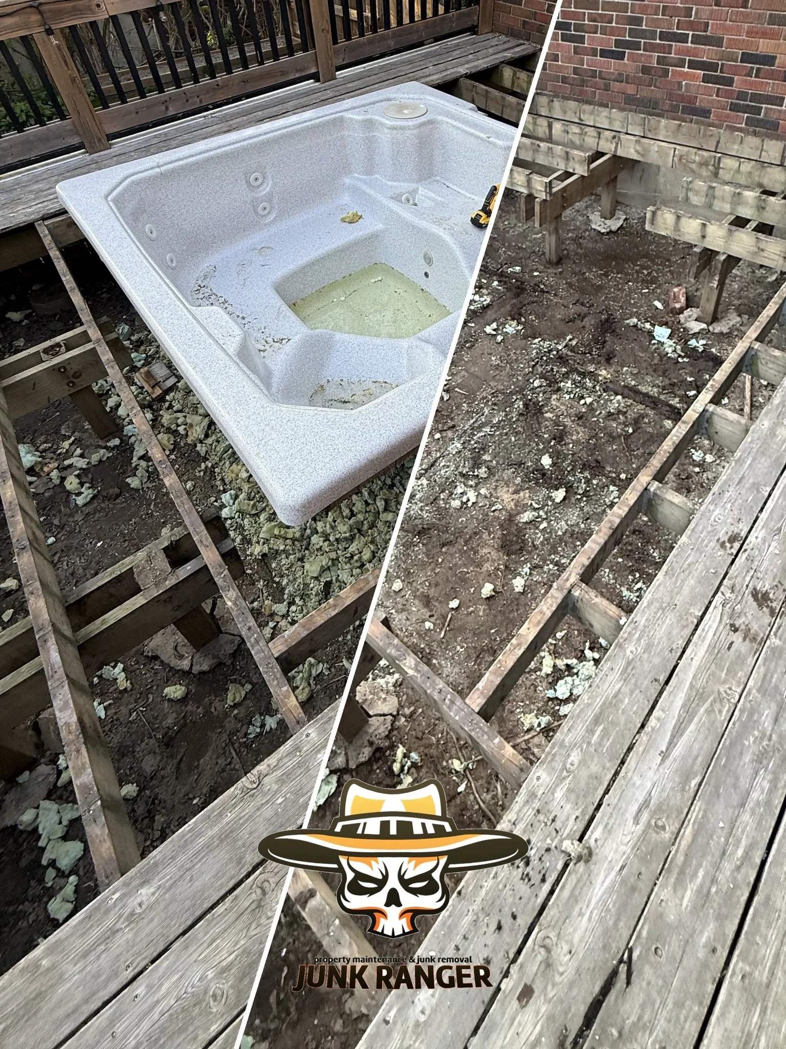 We do hot tubs, sheds, fence panels, anything you don&rsquo;t want to wrestle with yourself. No surprise fees, just a price up front and a clean space when we leave.

Junk Ranger has your back. Sorted, hauled, clean swept.

📍 thejunkranger.com
#clea