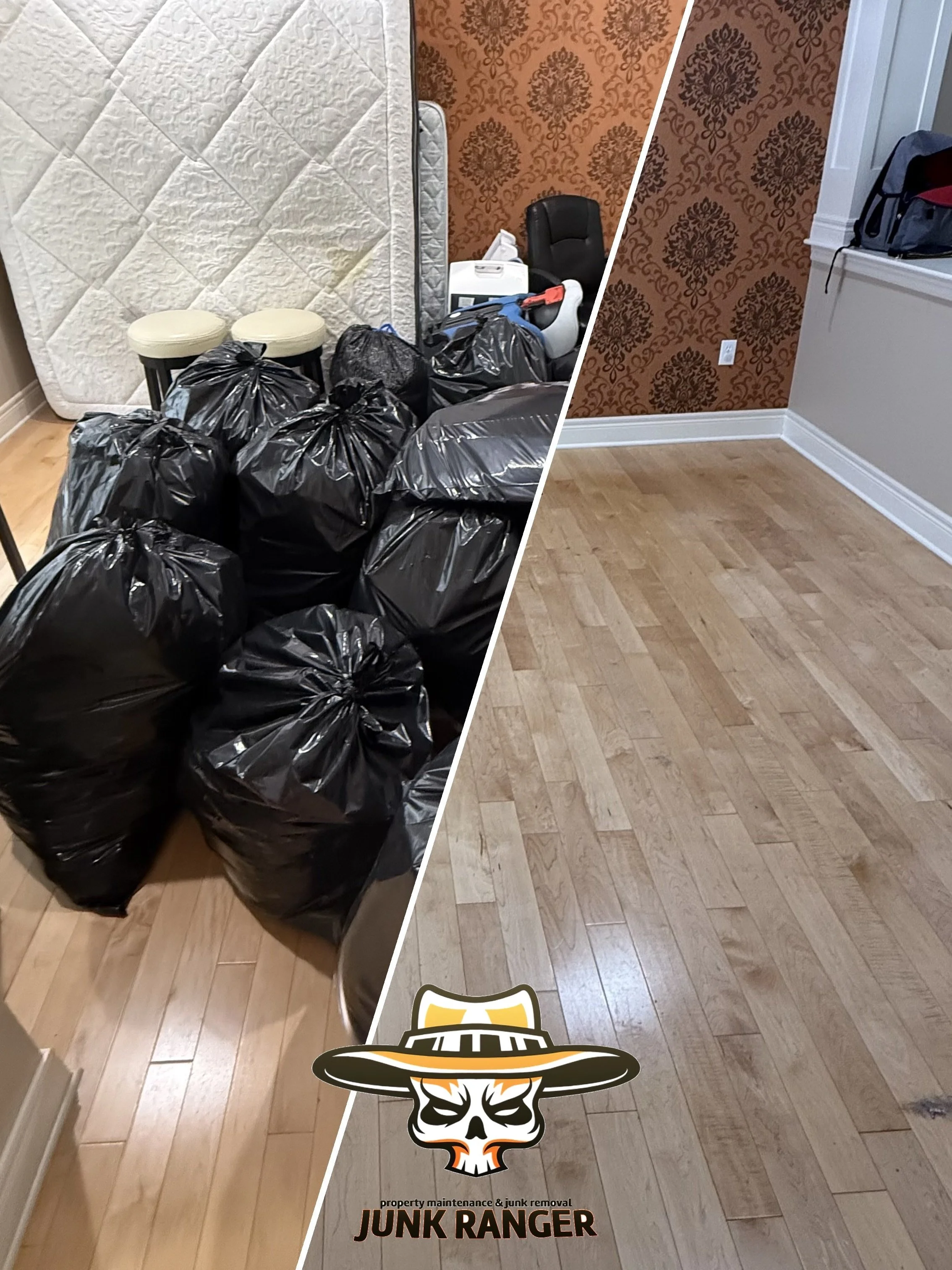 Bags loaded, mattress hauled, floors swept. That&rsquo;s how every job ends with Junk Ranger.

Estate cleanouts, post-move clearouts, and full property resets across London and Middlesex County. 

Same-day availability most weeks.
#junk #clean #ldn