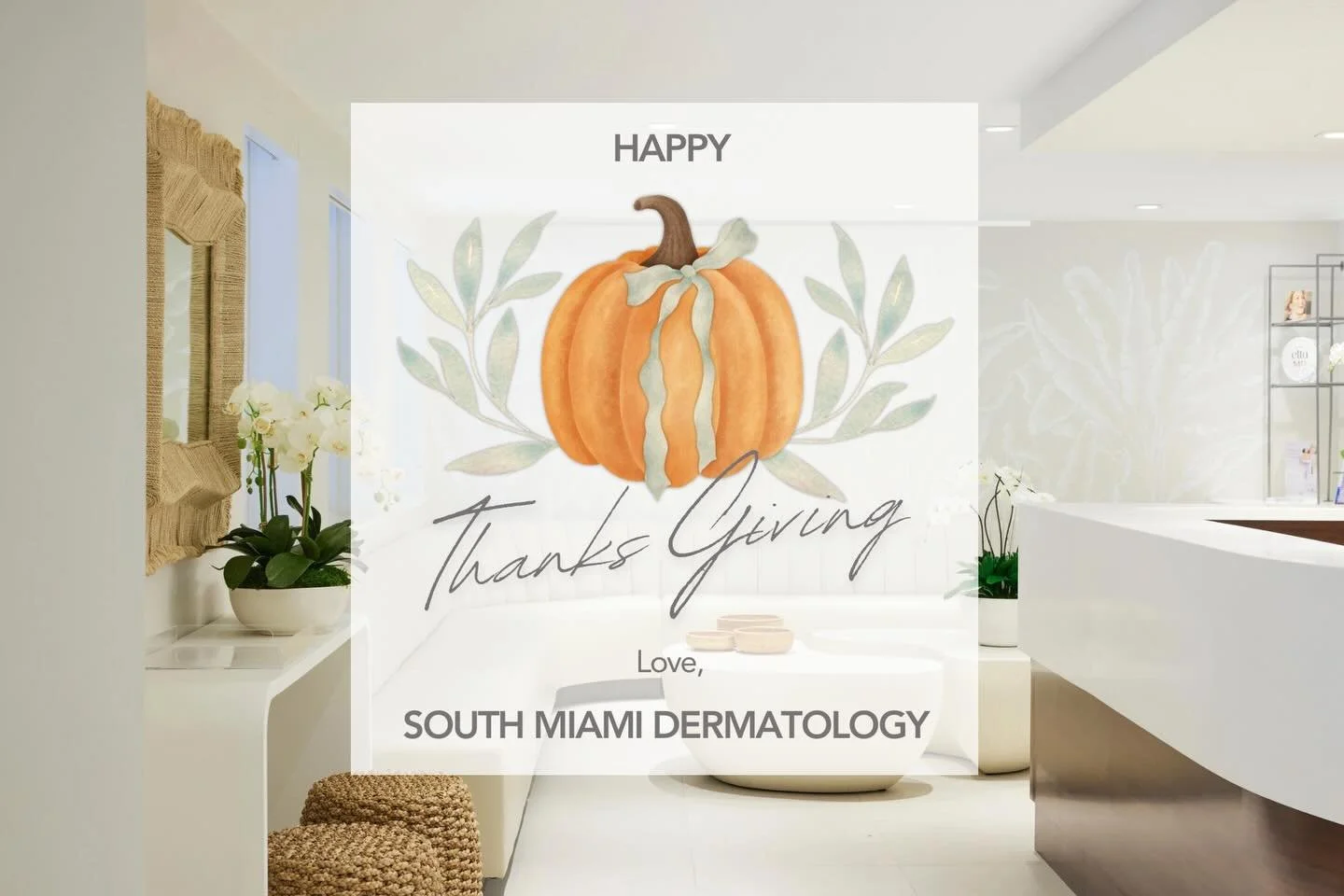 Grateful for healthy skin and the wonderful patients who make our days brighter. Happy Thanksgiving from South Miami Dermatology! 🤎🧡 #SouthMiamiDermatology #GratefulForYou #thankful