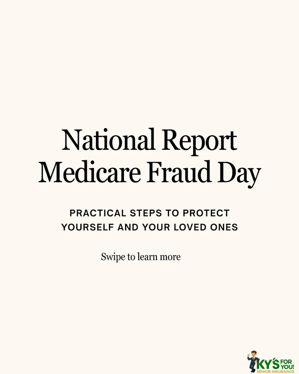 Medicare fraud is more common than many realize, with an estimated $65 billion lost yearly. September 12, National Report Medicare Fraud Day, is the perfect time to learn how to protect yourself and your loved ones. Swipe through to learn more. 

Med