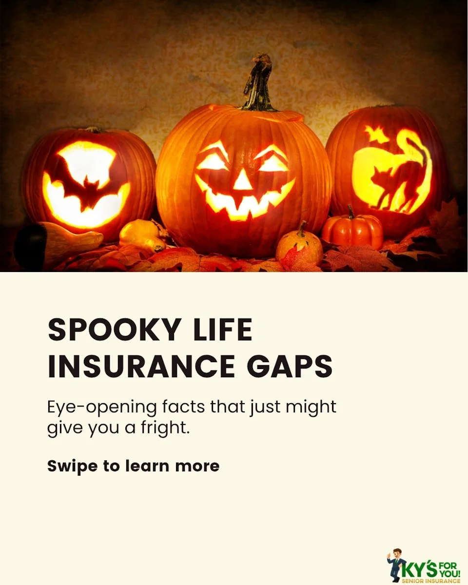 Halloween is nearly here, but real-life insurance gaps can be far scarier than any ghost story. Protecting your loved ones means being aware of these common and sometimes surprising coverage gaps. Swipe to learn more. 

If you're unsure about your cu
