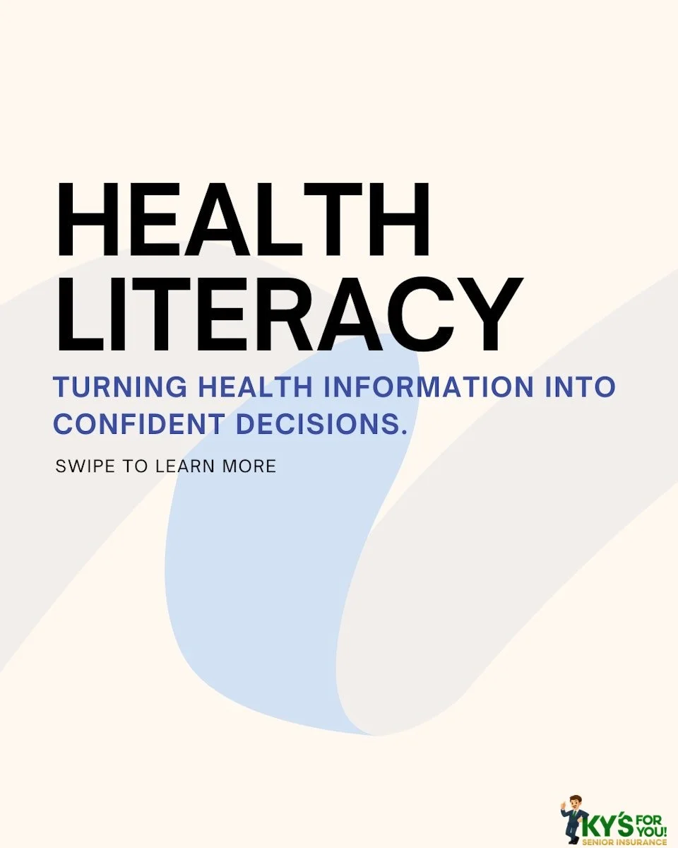 October is Health Literacy Month, an important reminder that understanding health information is key to making informed decisions about our care. But what exactly is health literacy, and why does it matter? Swipe to learn more. 

Have questions about