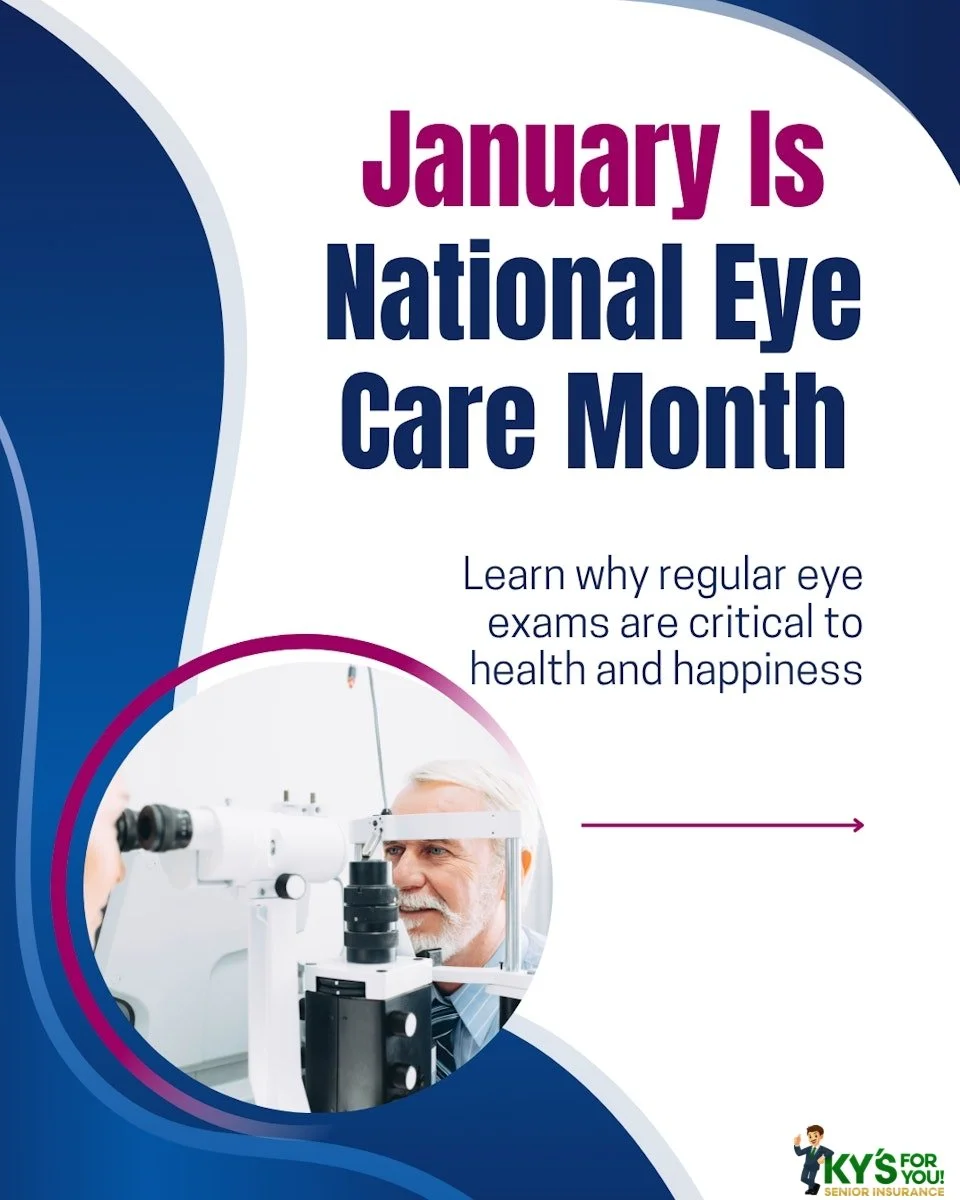 This National Eye Care Month, we&rsquo;re sharing why regular eye exams are so important for your health and happiness! Swipe for more information.

Keep in mind that Original Medicare typically does not cover eye exams that are not medically necessa