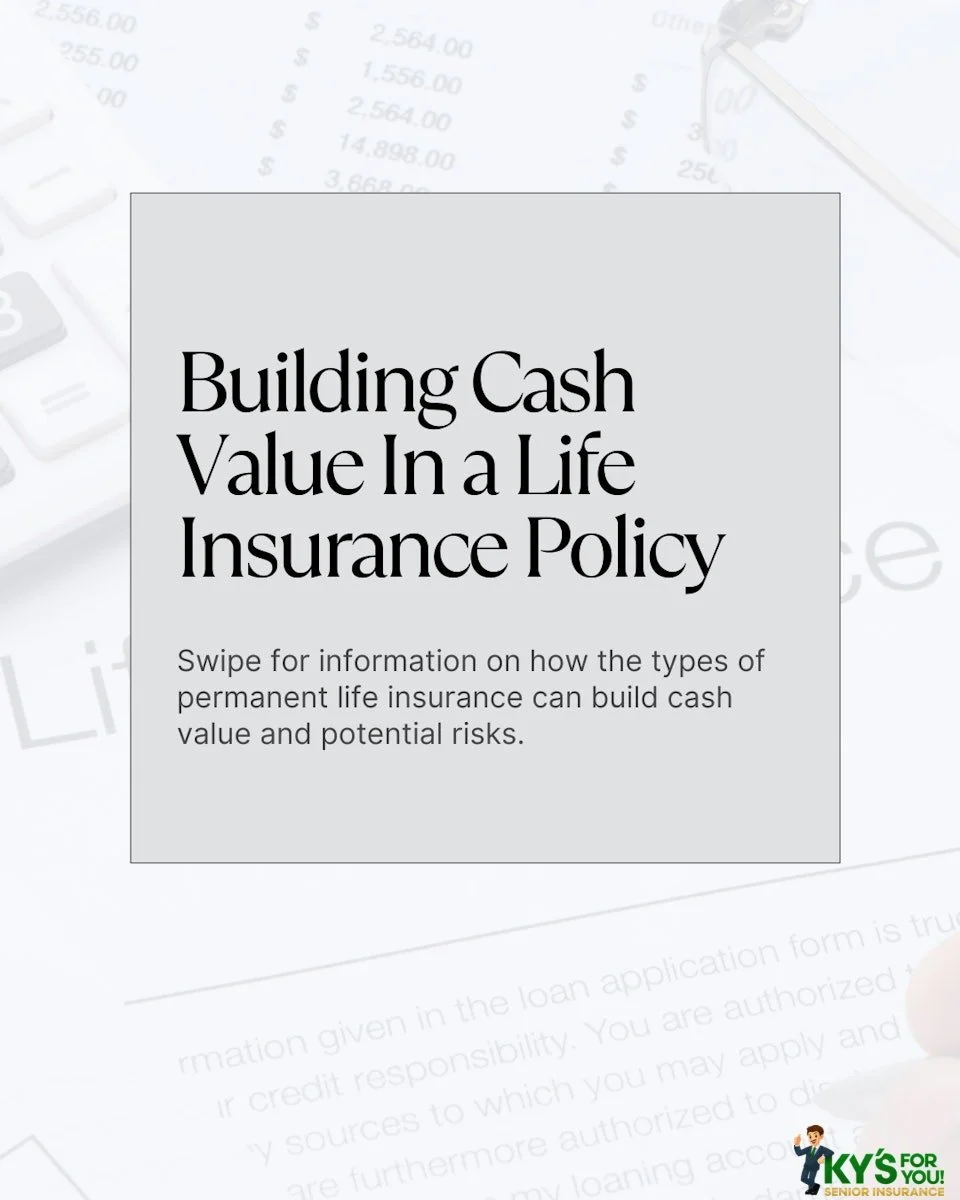 Did you know that permanent life insurance policies can build cash value? While this can be an intriguing feature, it&rsquo;s important to remember that not all permanent policies offer cash growth in the same way. Swipe for more information. 

Wheth