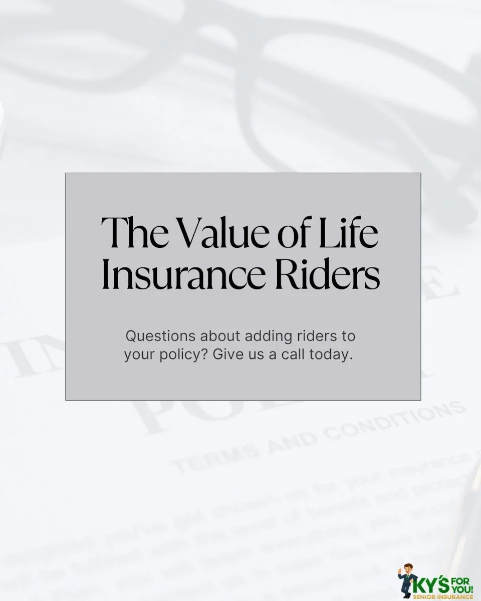 While your base life insurance policy can potentially grow in cash value and help protect your family&rsquo;s financial standing once you&rsquo;re gone, it might not always be enough.

This Financial Wellness month, we wanted to share some key inform