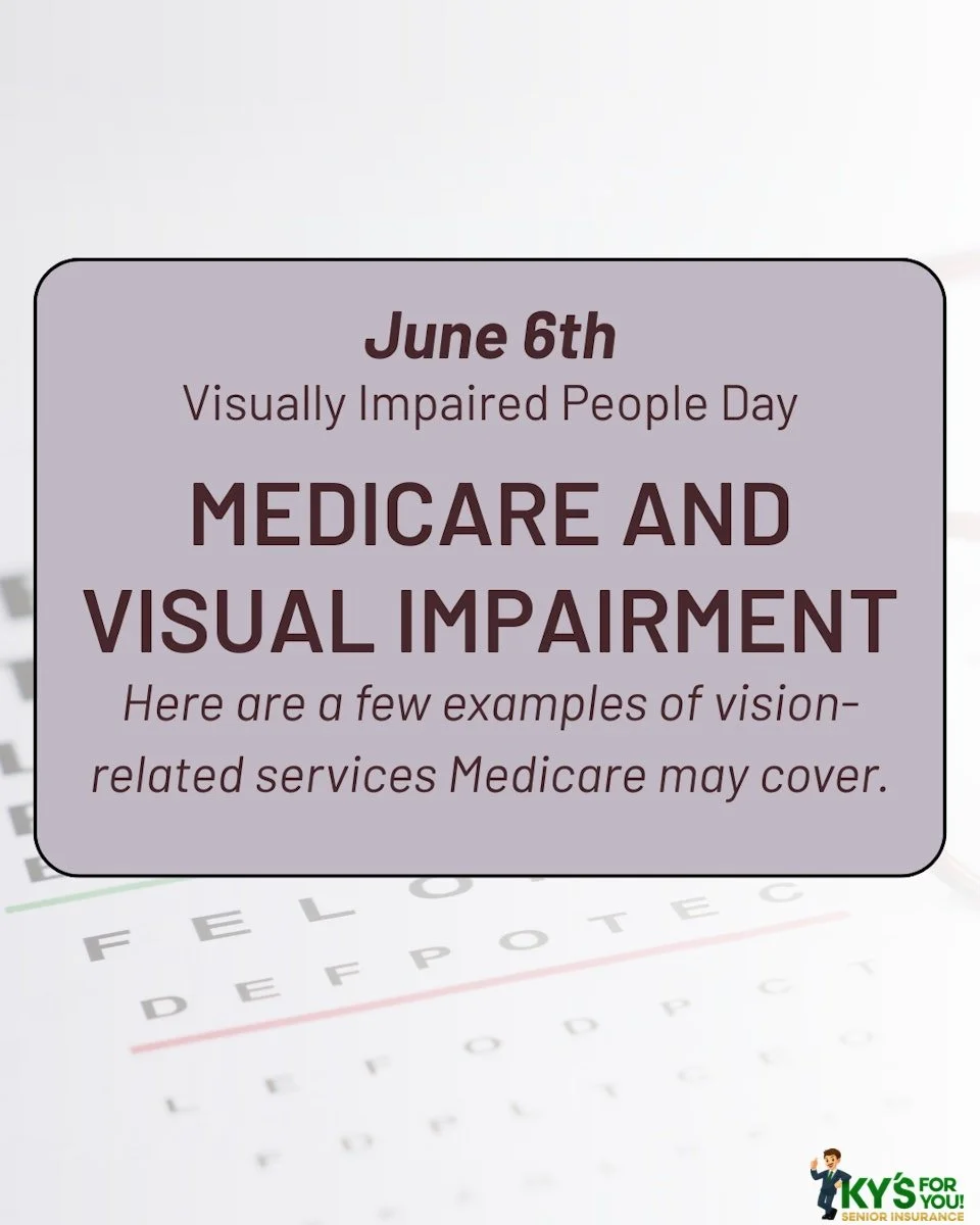 With June 6th recognized as Visually Impaired People Day, now is a good time to discuss how Medicare approaches vision care.

Original Medicare (also known as Medicare Parts A and B) is designed primarily as medical insurance. That means coverage typ