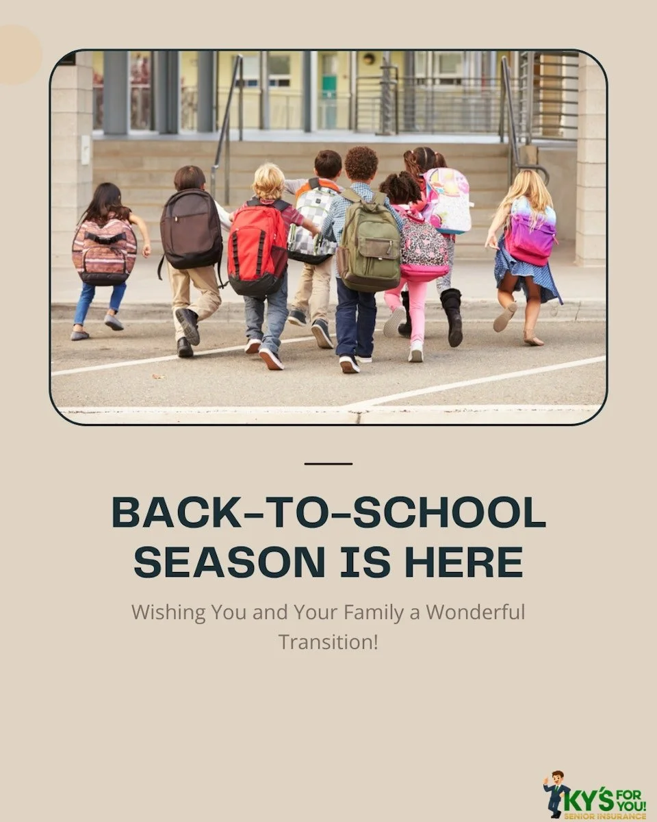 With back-to-school season here, we are sending our warmest wishes to all of the families in our network. We hope each of you has a wonderful start to the new school year. 

And if there is anything you would like to discuss before the end of the yea