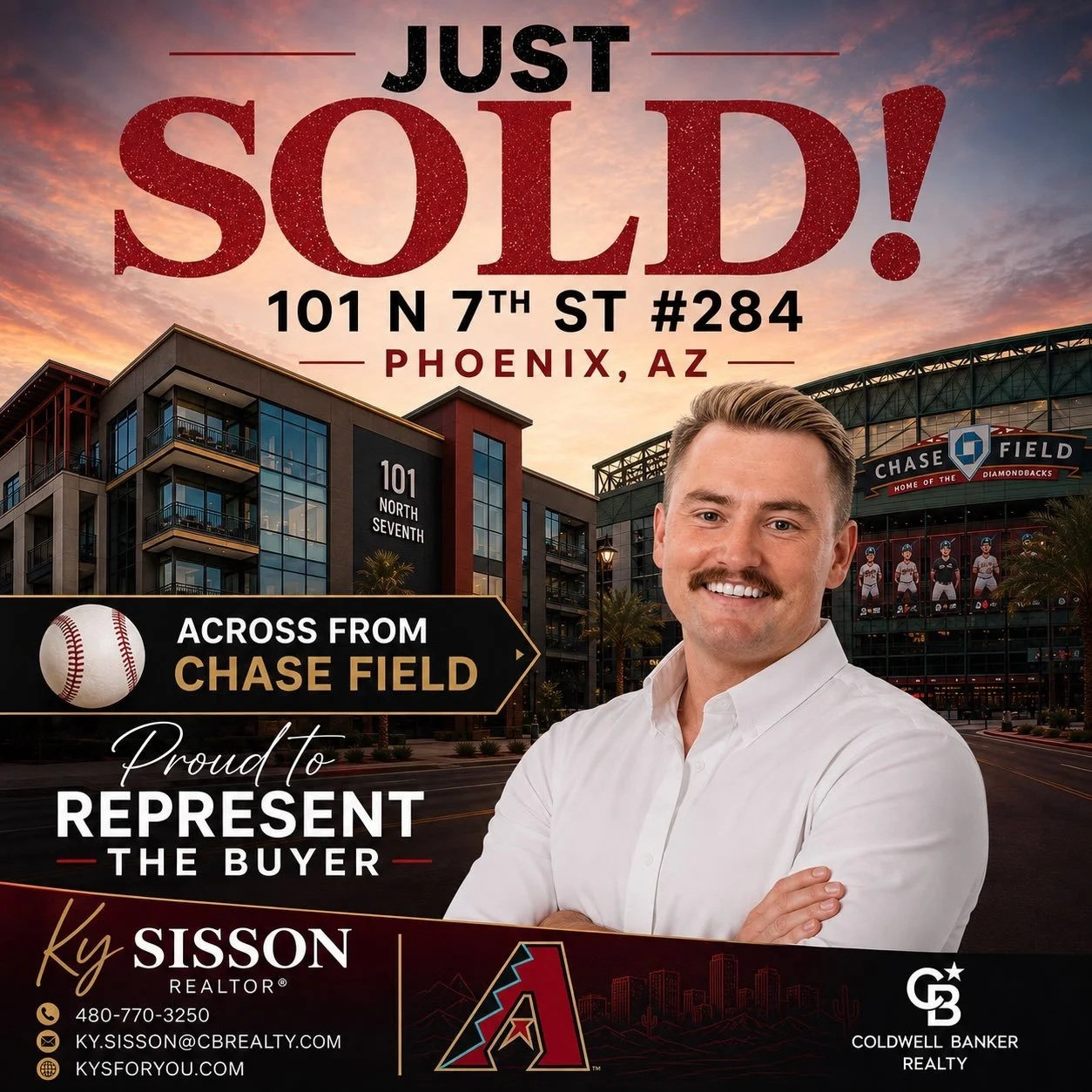 ⚾ Another Arizona closing in the books!

Congratulations to my client on their new condo at 101 N 7th St in Downtown Phoenix &mdash; literally across the street from Chase Field! 🌵🏡 ⚾️

There&rsquo;s something pretty cool about being able to walk o