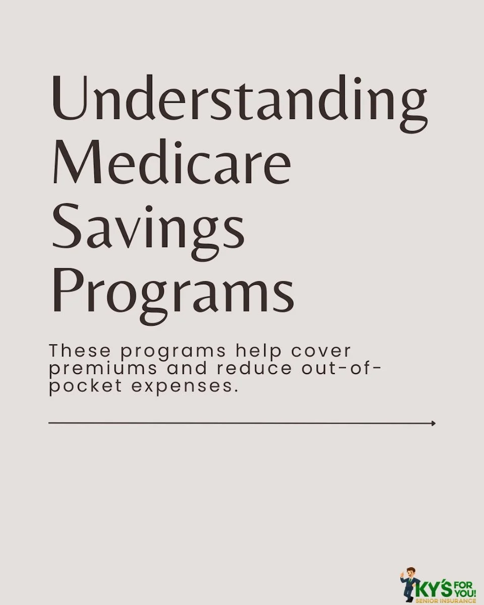 Understanding Medicare Savings Programs can make a meaningful difference in managing your health care costs. Swipe for an overview of how these programs work and what they may cover.

If you have questions about Medicare Savings Programs or want help