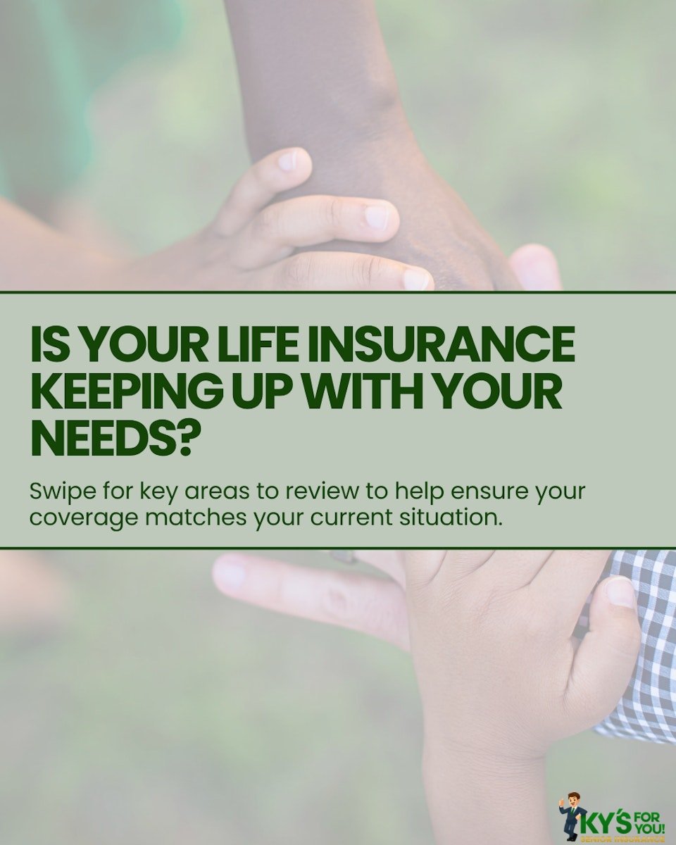 Today, our team wanted to share some key information about a life insurance policy issue we&rsquo;ve seen over the years: insufficient coverage. Many people establish life insurance policies, then ignore them for years &mdash; even though their incom