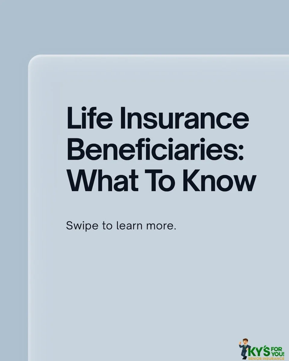 Life insurance beneficiary designations play an important role in making sure assets are passed along according to your wishes. While many people set these up once, it&rsquo;s worth revisiting them from time to time. Swipe through to learn more. 

If