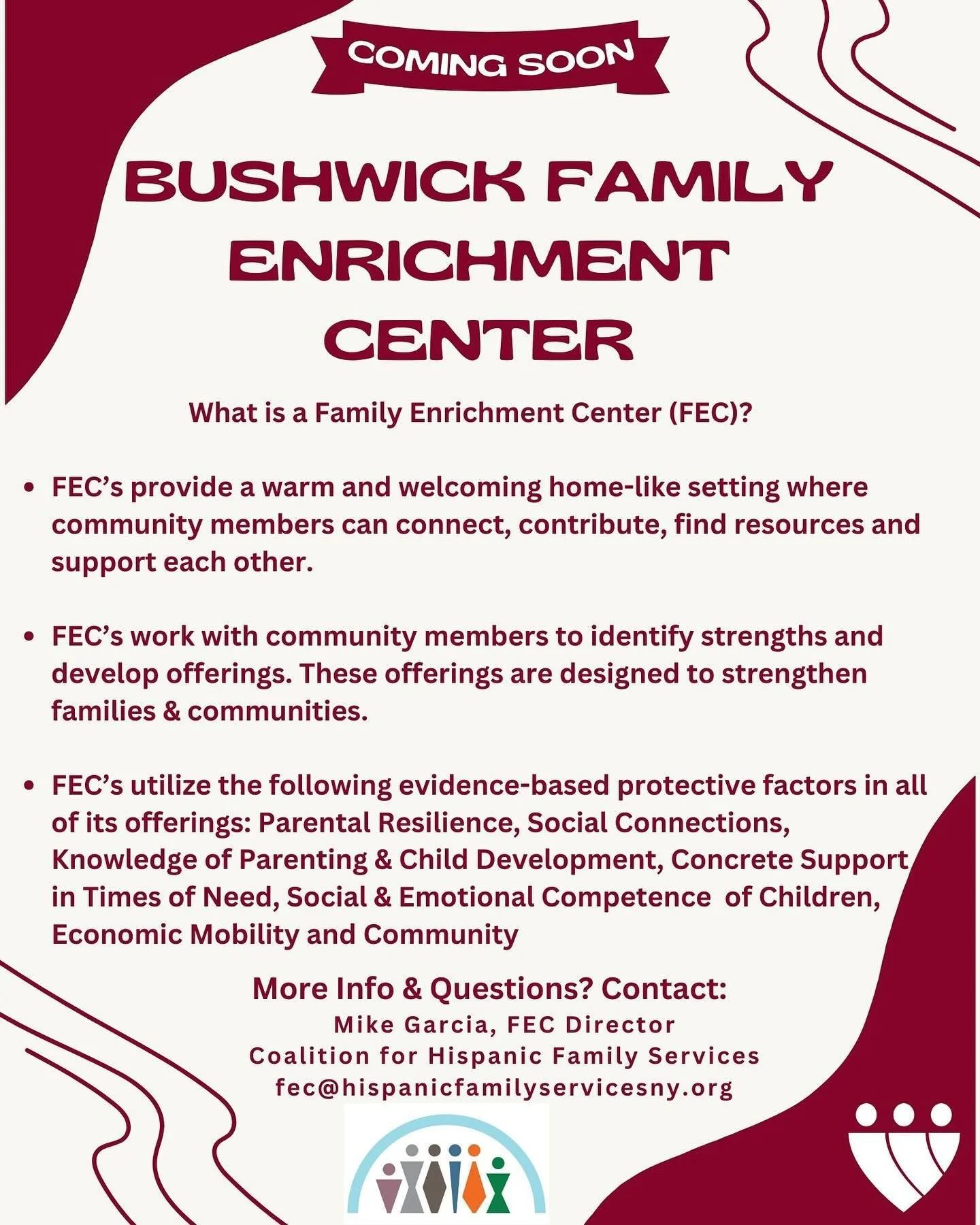What is a Family Enrichment Center? We work in collaboration with community to co-design offerings for parents, families & adults. @chfsny #whathappensatafec #weshareresources #bushwickstrong
