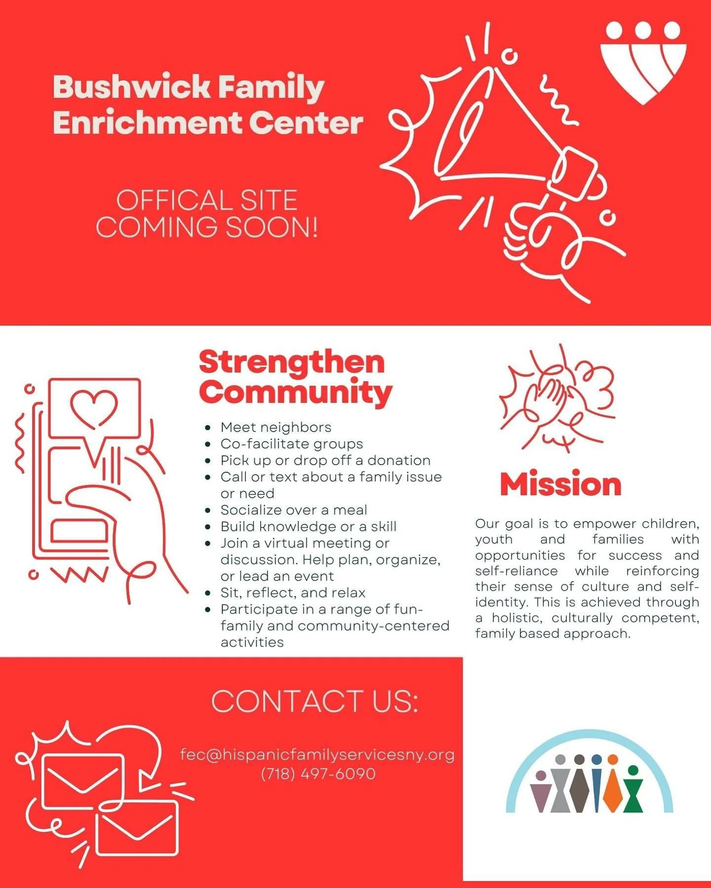 THE BUSHWICK FEC IS COMING SOON! FEC’s are assets to families who strengthen community! #whatisanfec #whatwedo #bushwickstrong @chfsny @bushwickcommunitypartnership