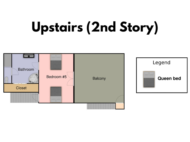 Lake House Second Floor Floorplan
