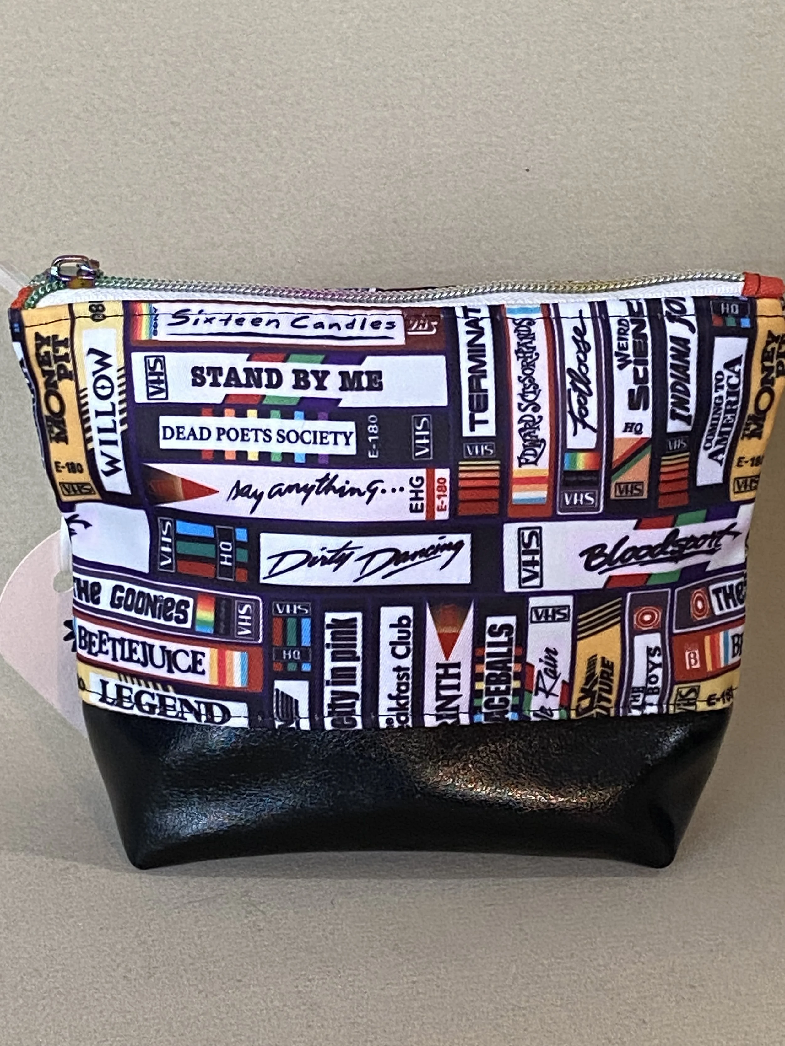 80s Movie Title Zipper Pouch