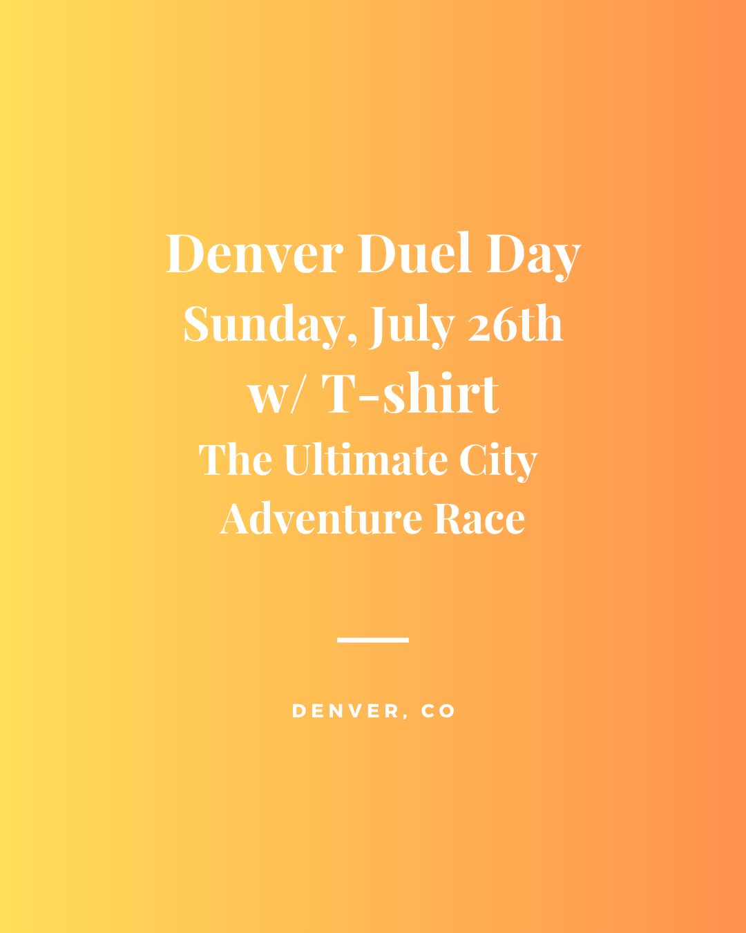 Early Bird Package w T-Shirt