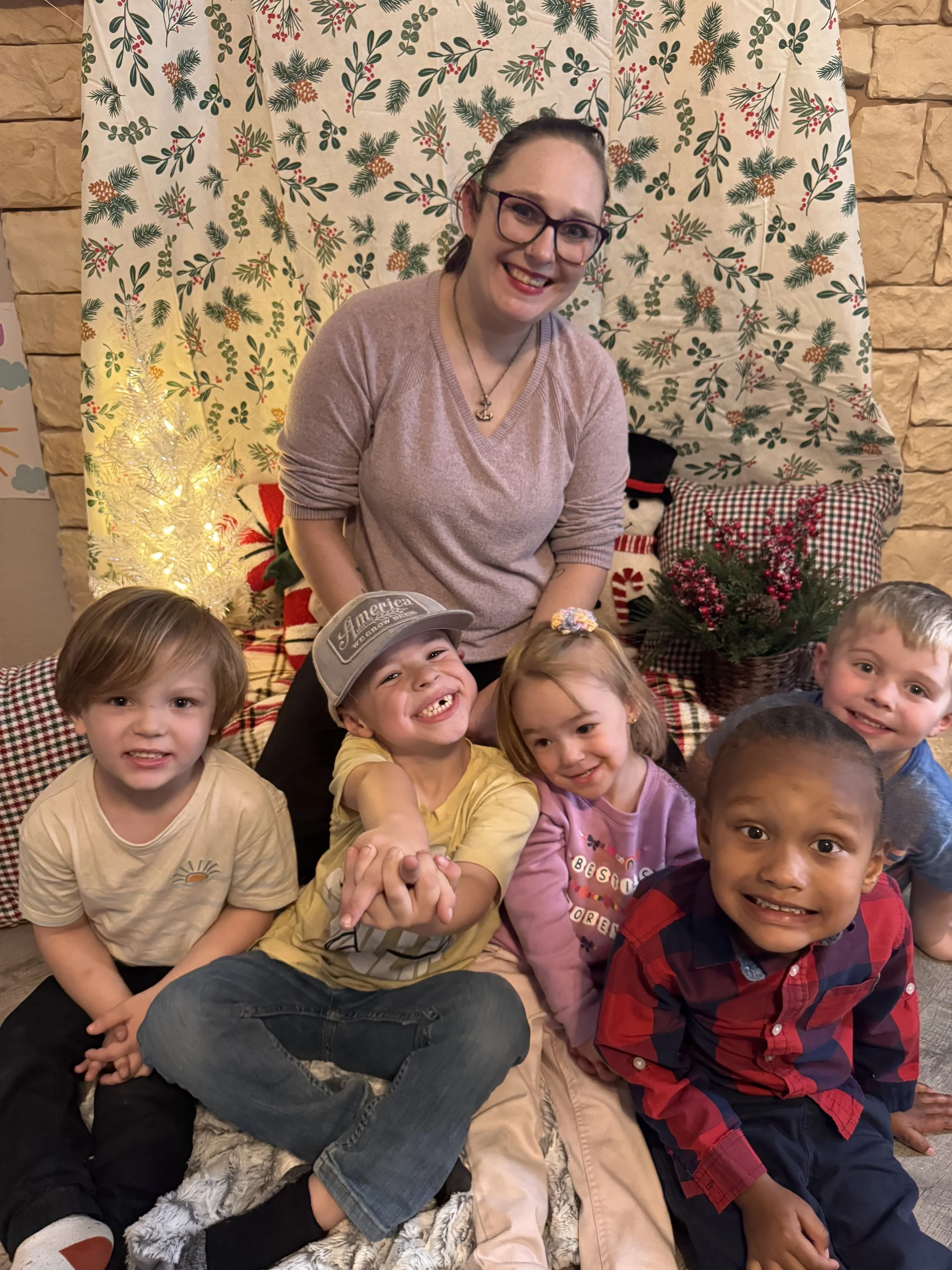 Toddler Class!
Mrs. Kristi, Rowan, Bentley, J.J. Matthias, Buddy