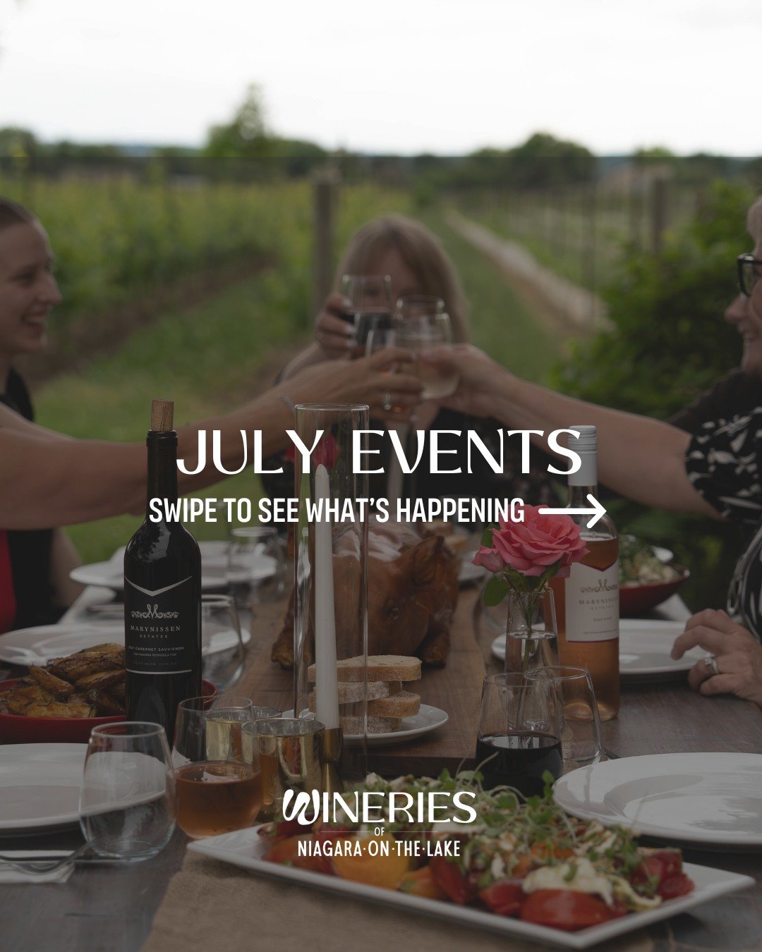 ✨ July is here, and the Wineries of Niagara-on-the-Lake are ready to dazzle you with unforgettable experiences! 

Don't miss out on all of the summer fun.