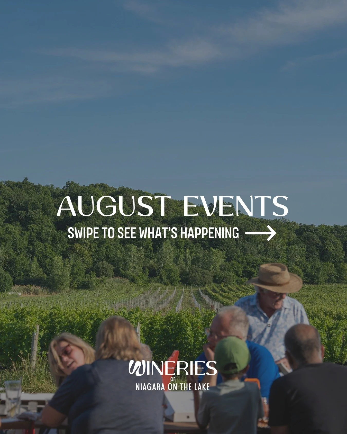 August is full of exciting events at the Wineries of Niagara-on-the-Lake &mdash; from seasonal tastings to one-of-a-kind culinary experiences, there&rsquo;s something for every wine lover. 🍷

Tag a friend you want to bring with you to one of the upc