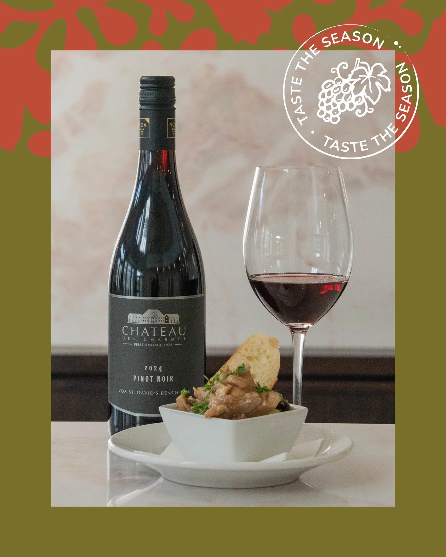 Your Taste the Season Tasting Pass is the key to a festive, self-guided tour through the Wineries of Niagara-on-the-Lake. Explore eight wineries, each serving a unique food and wine pairing crafted to capture the holiday spirit. 🍷✨

Passes are limit