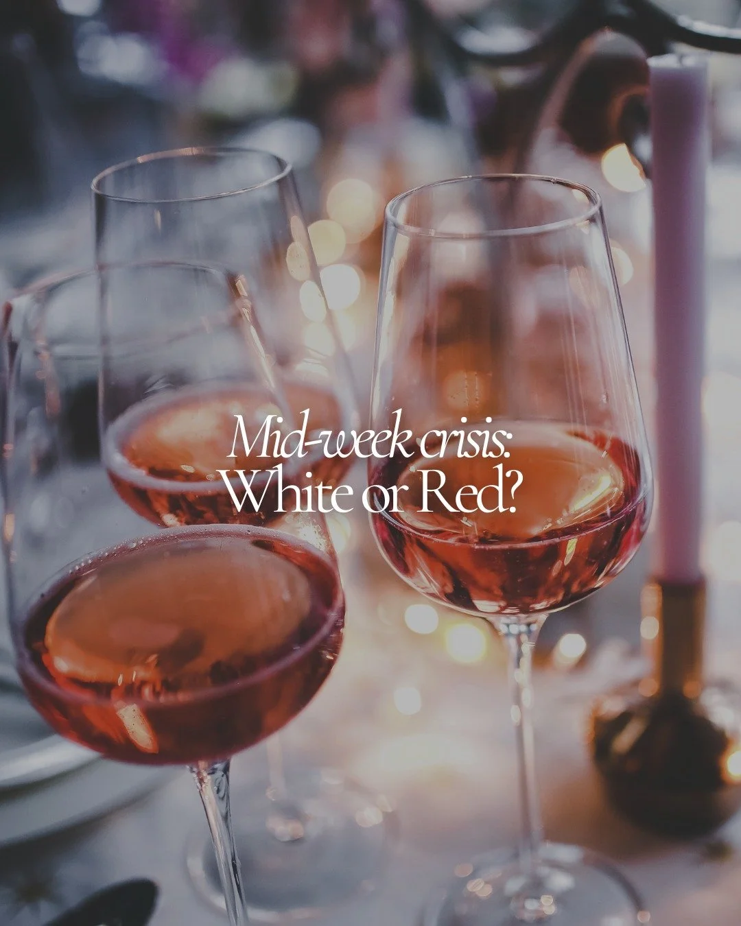 Or maybe you'll go with a secret third option...(sparkling, perhaps?) 👀

Either way, only two more sleeps until Friday! 🍷

We're almost through the week. What will you be opening to celebrate the weekend?