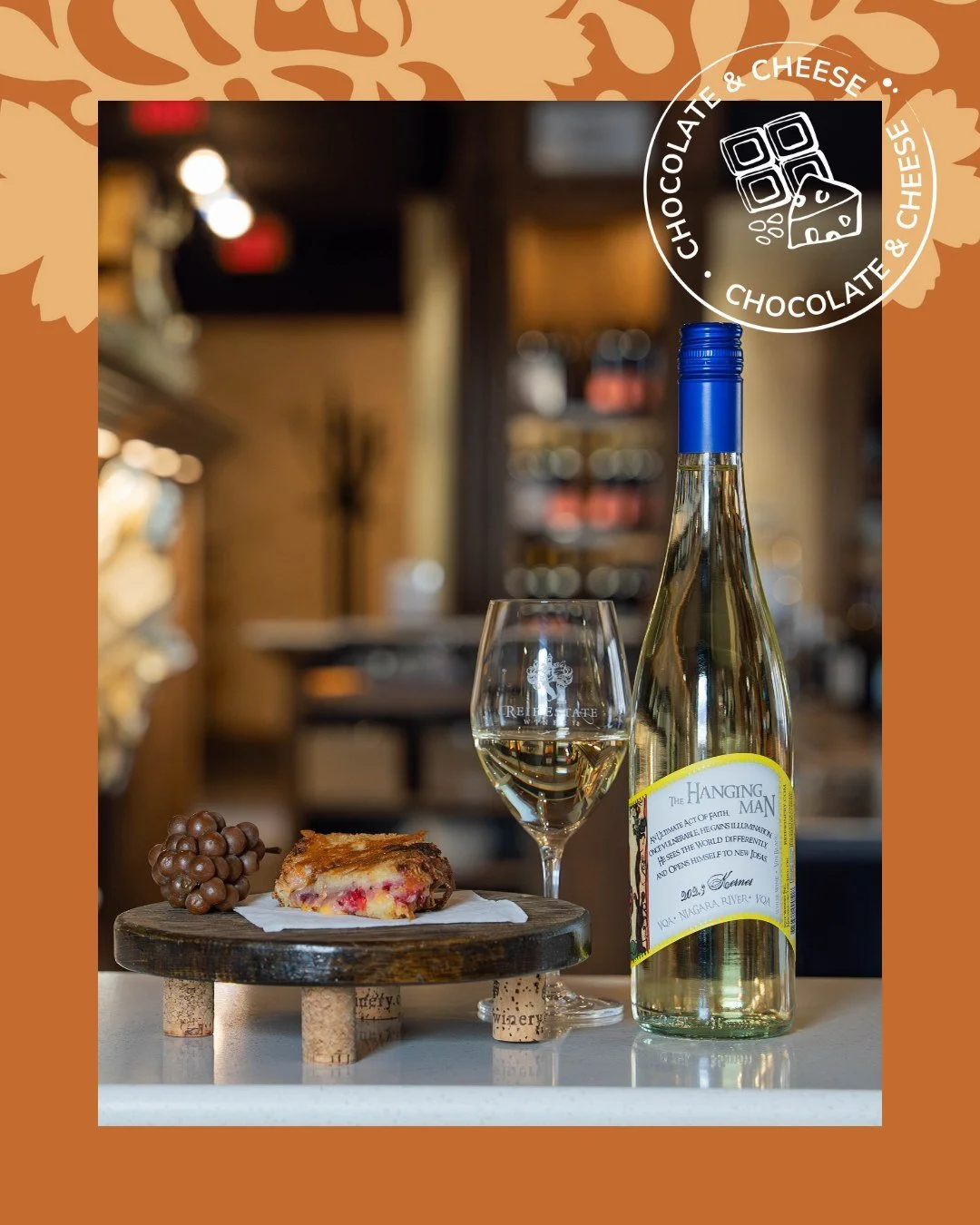 🍷🍫🧀 Wine country is calling...and it's delicious.

Chocolate &amp; Cheese continues this weekend! Explore Niagara-on-the-Lake one sip at a time with 8 curated wine + food pairings across our stunning wineries. Think white chocolate &amp; raspberry