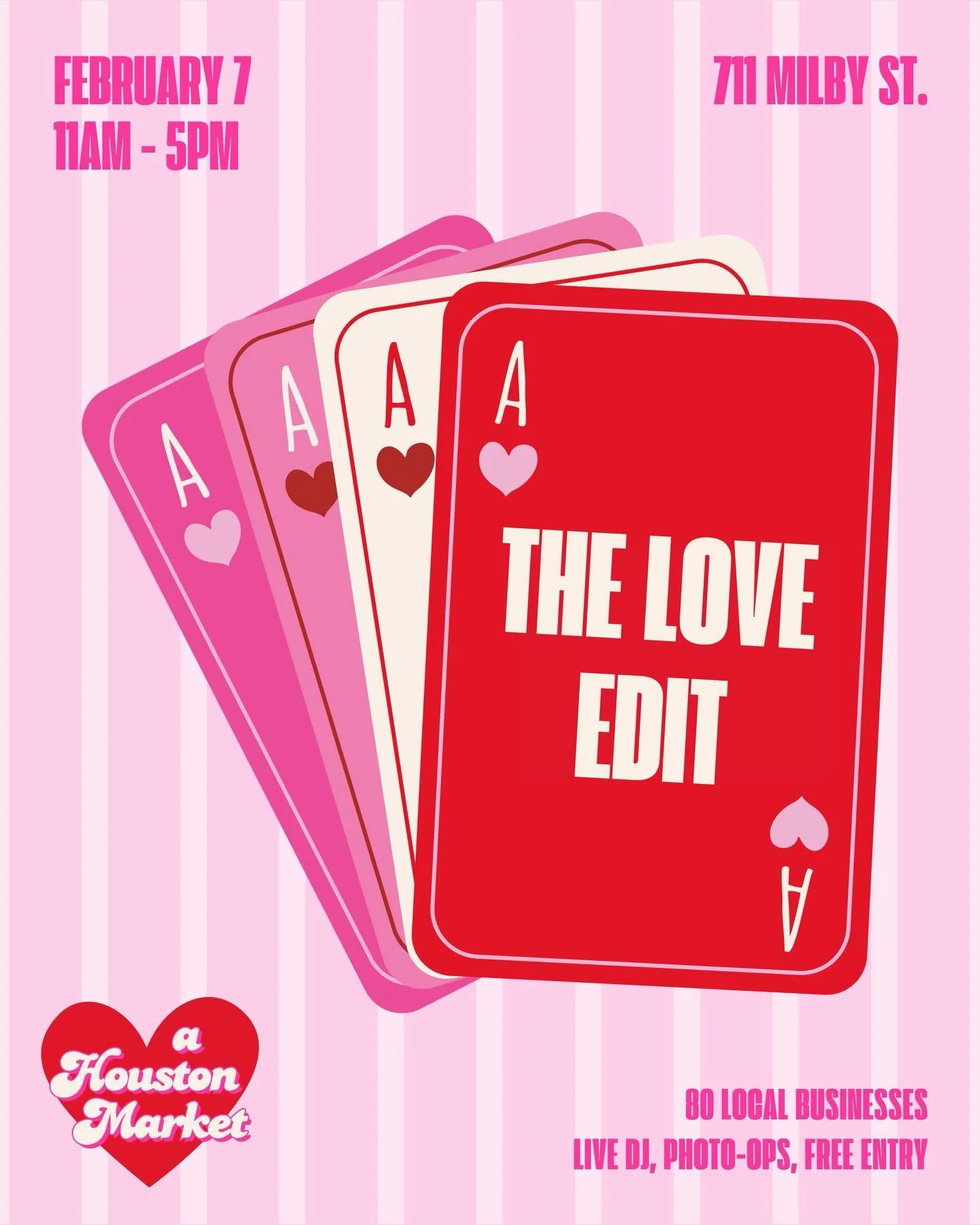 We will be there with all of our Valentines special edition candles as well as some bouquets! @ahoustonmarket 💕